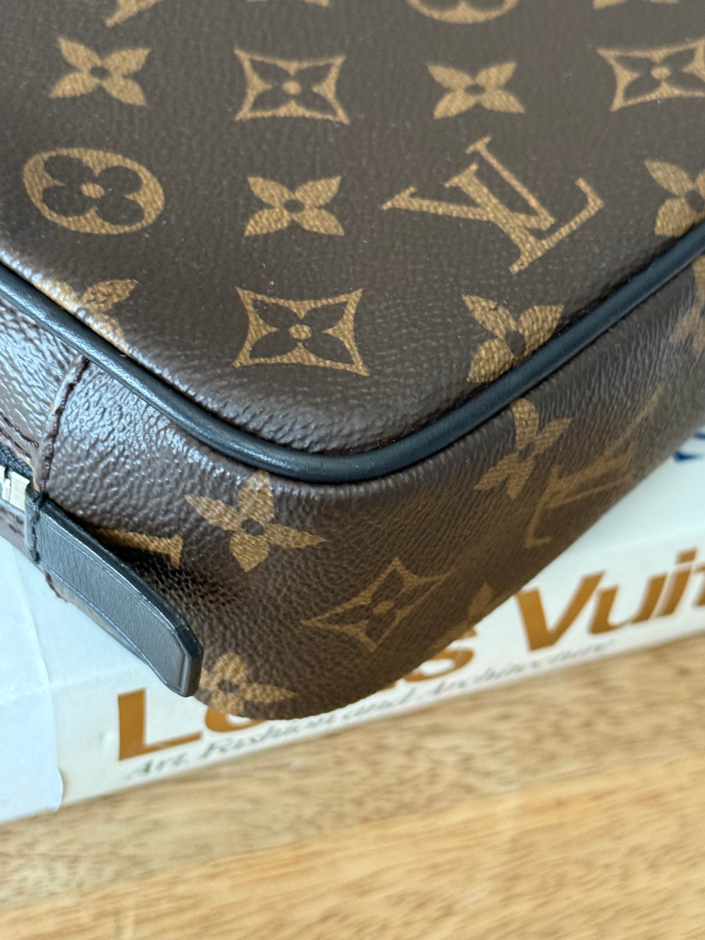 LV Macassar Toilet PM Pouch