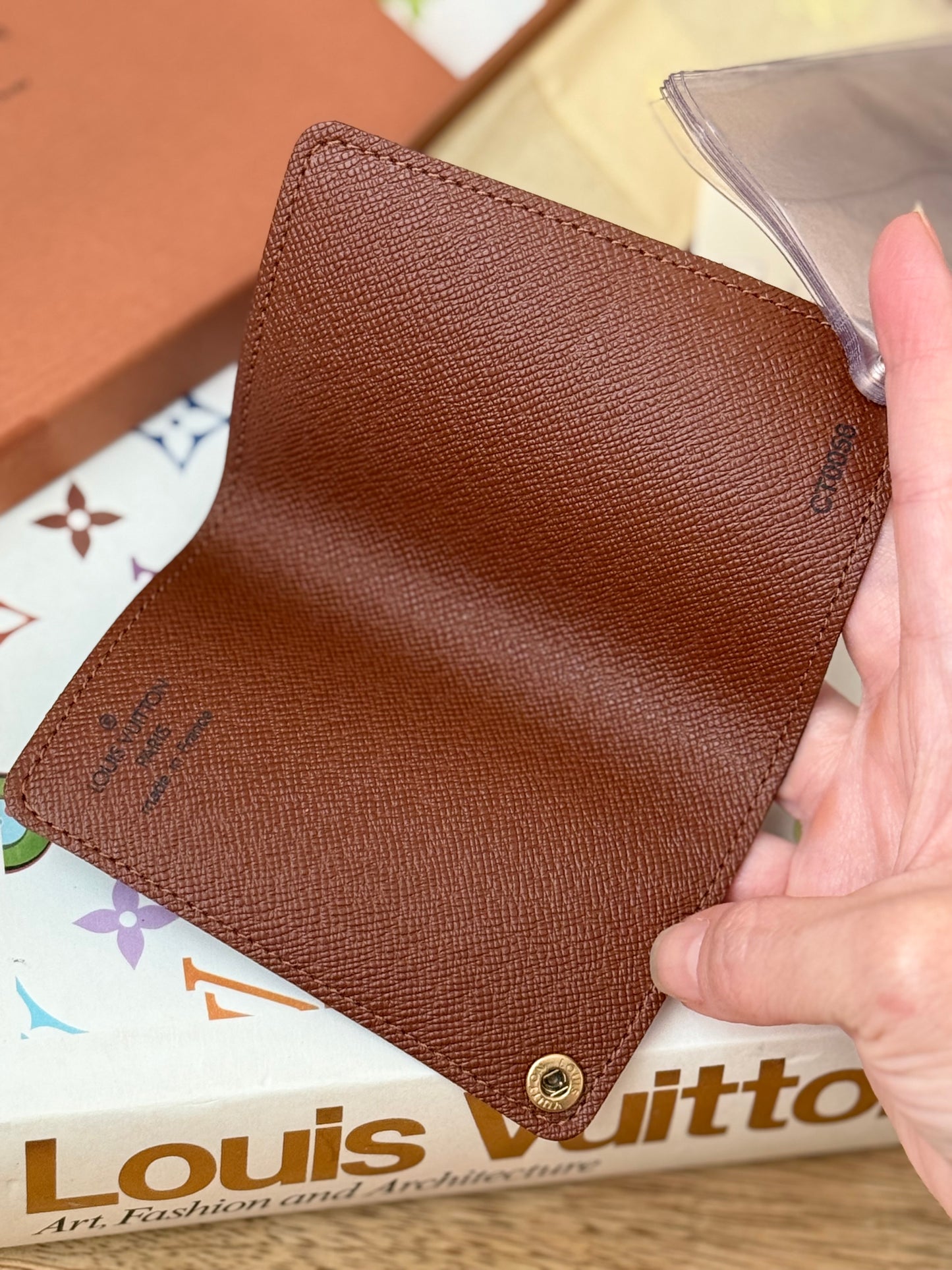 LV Porte Pression Card Holder