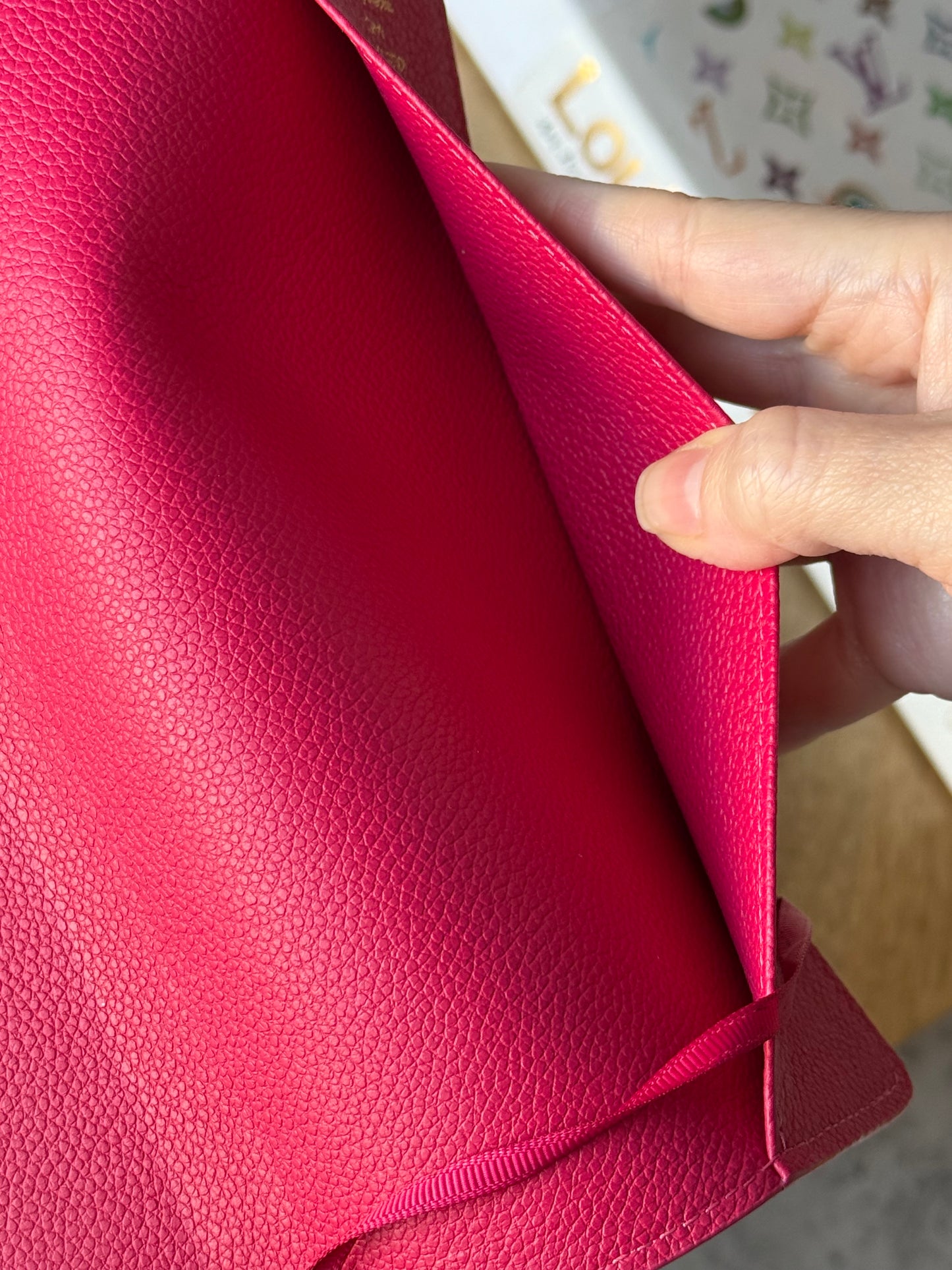 Clemence Notebook Cover Fuchsia