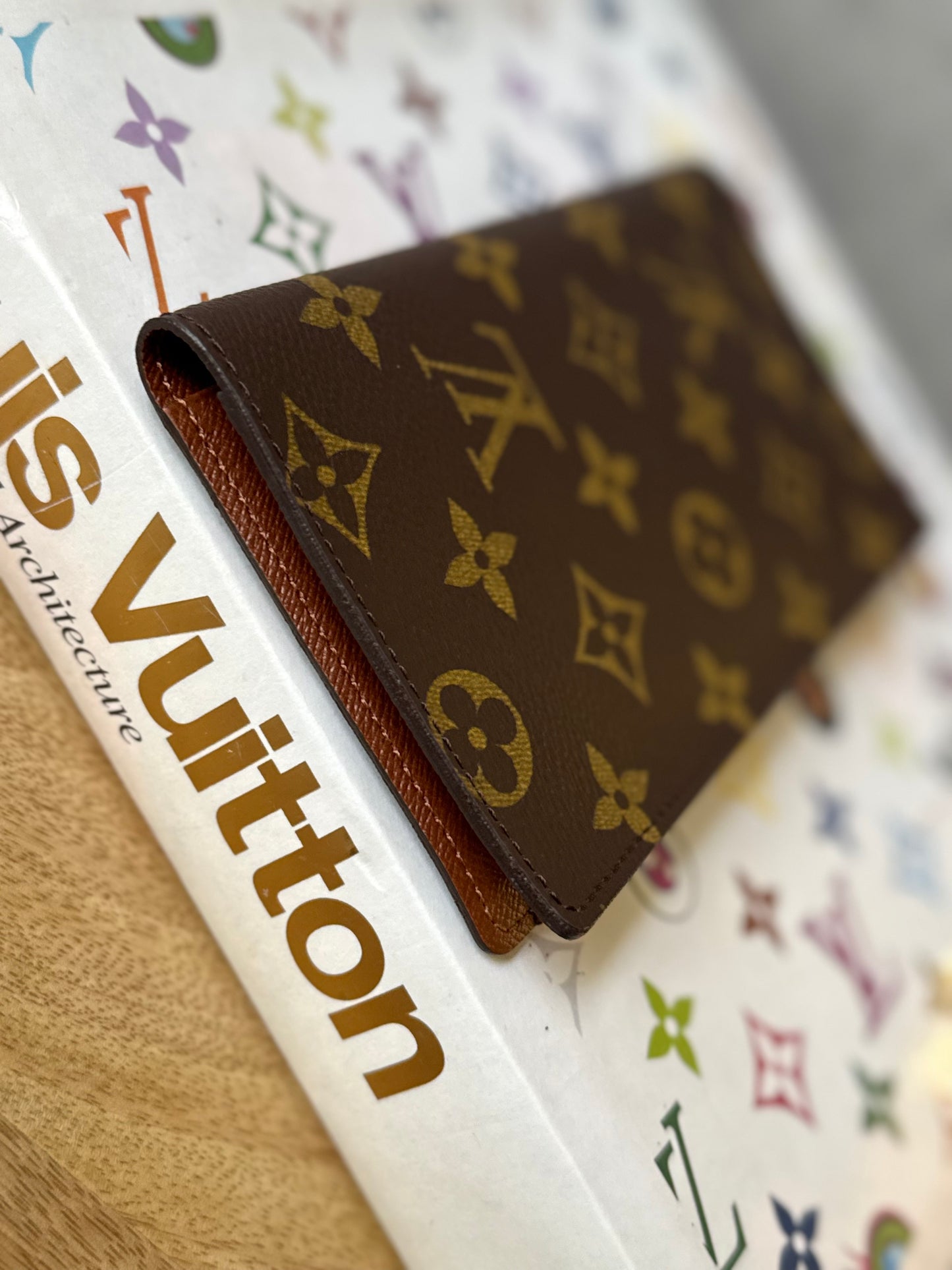 LV Bifold Checkbook Wallet