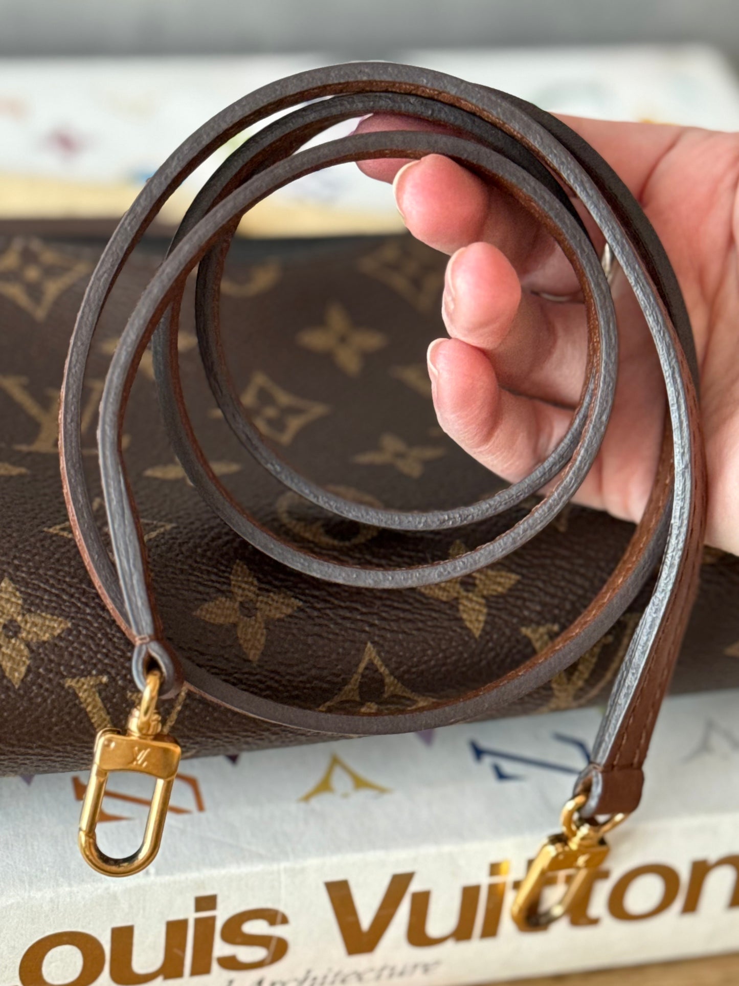 LV Pallas clutch crossbody noir