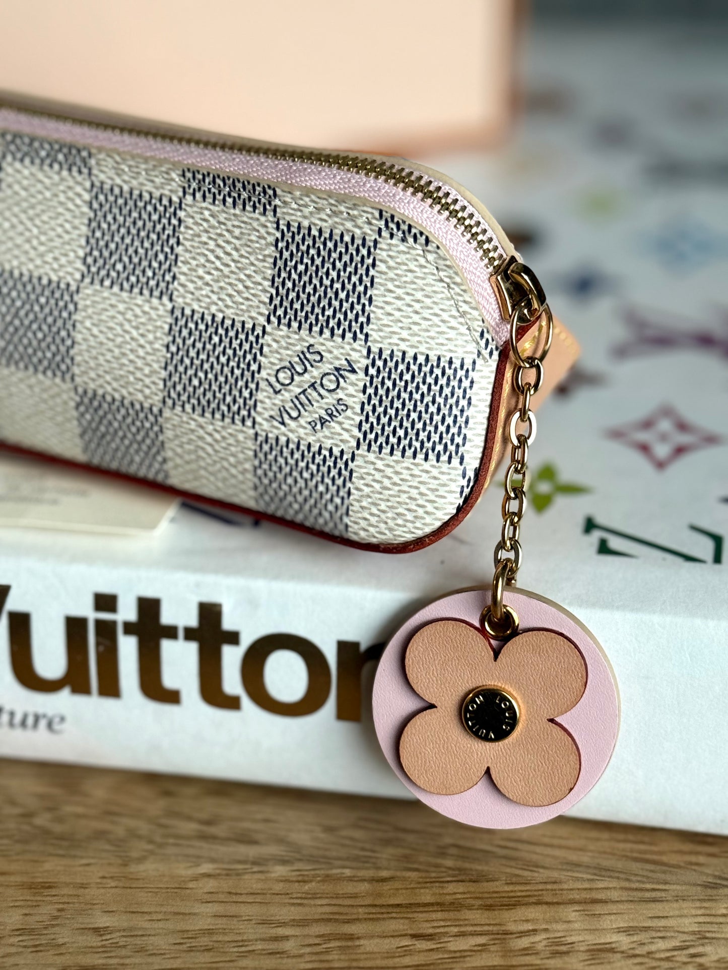 LV Elizabeth Pouch with flower charm