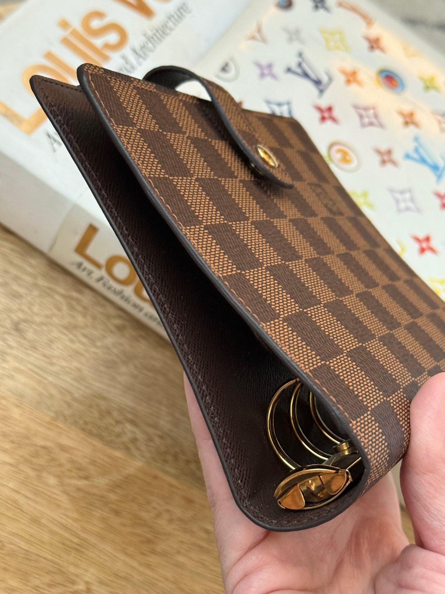 LV Agenda MM Damier Ebene
