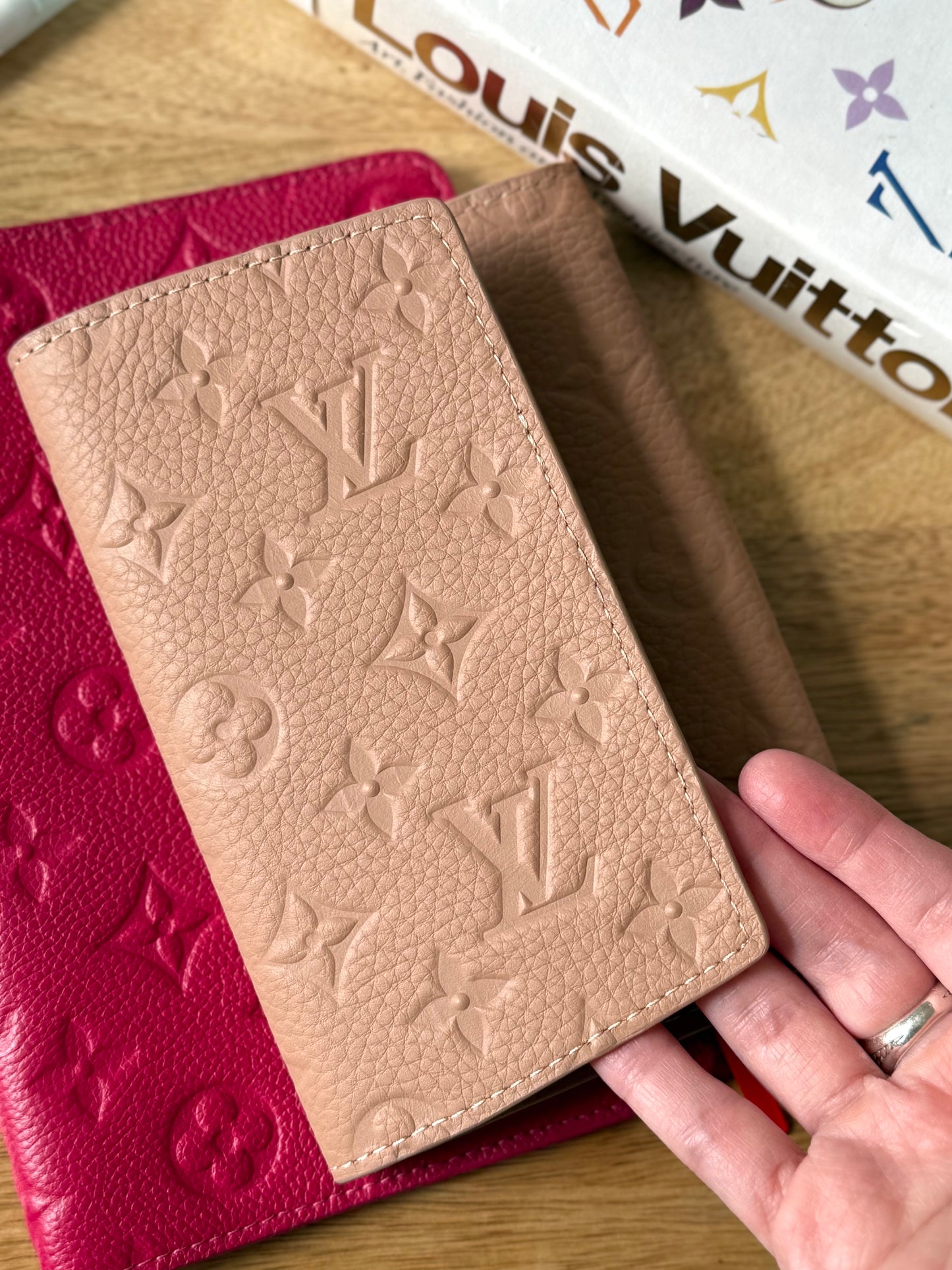 LV Empreinte Rose Notebook Cover Japan Ed.