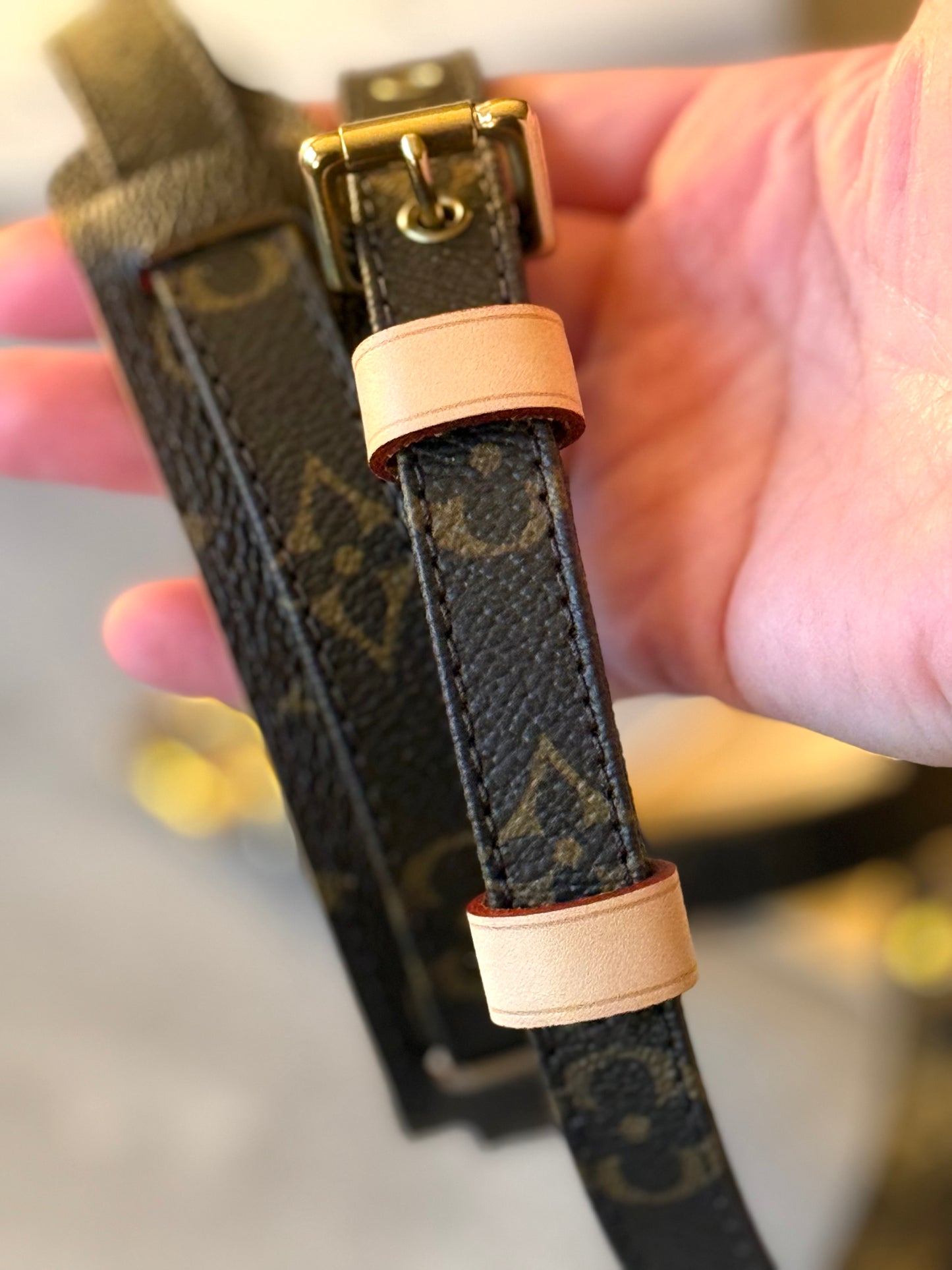 16 MM Adjustable Monogram Strap