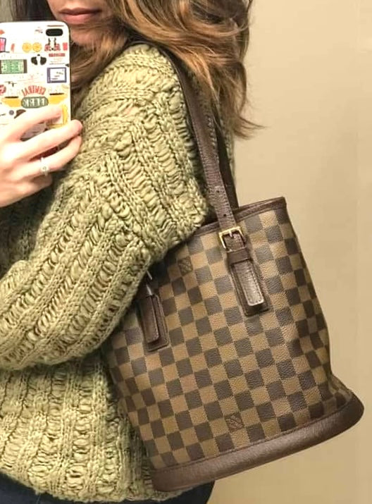 LV Bucket PM Damier Ebene