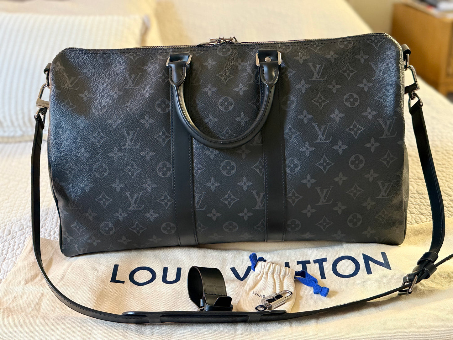 LV Keepall Bandouliere 45 Eclipse