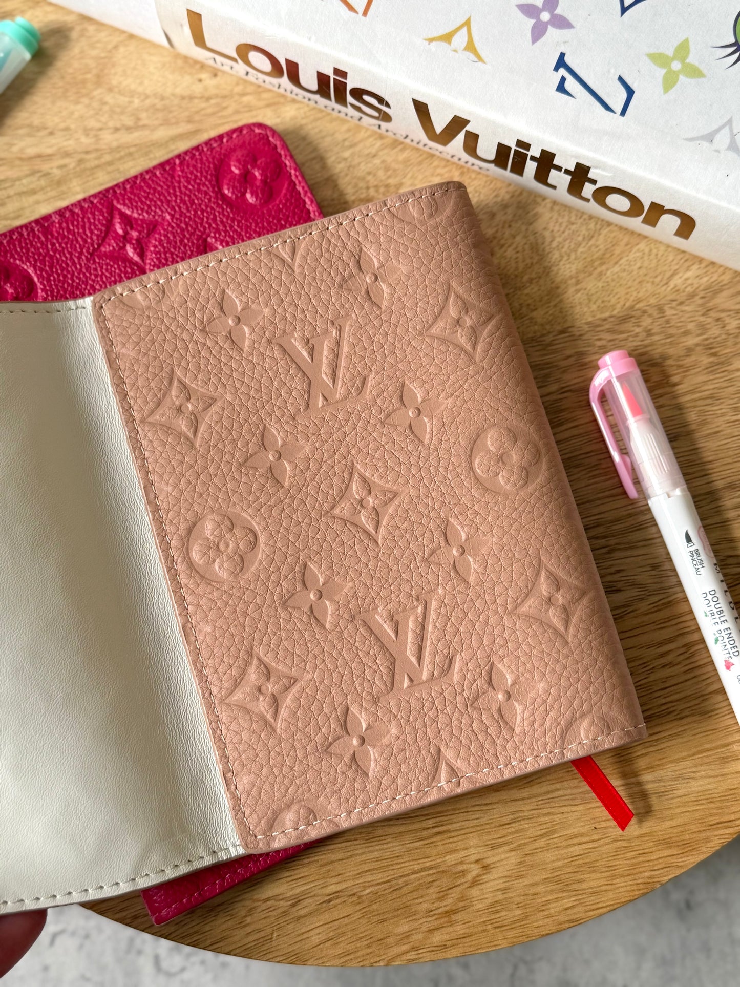 LV Empreinte Rose Notebook Cover Japan Ed.