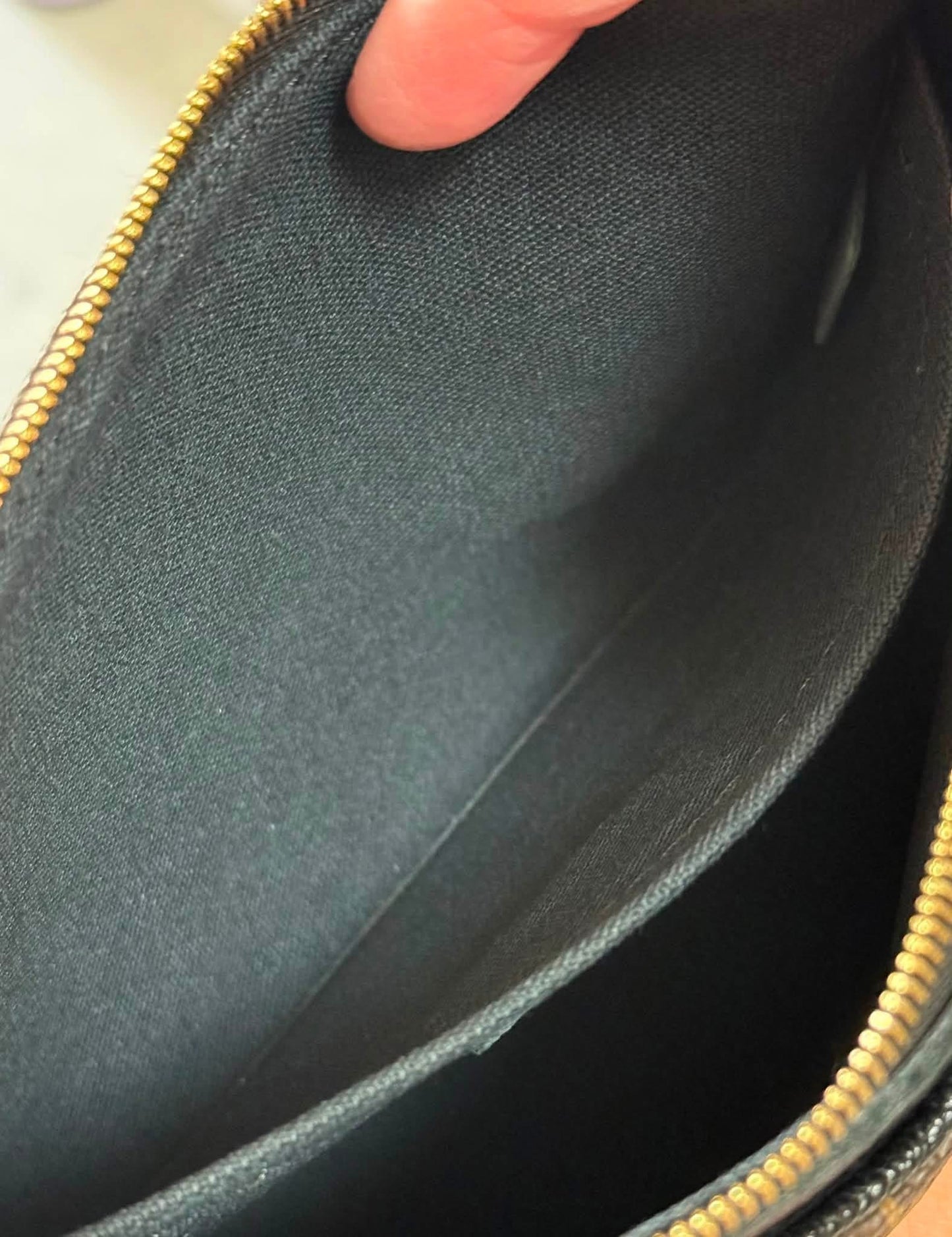 LV Pallas Noir Clutch