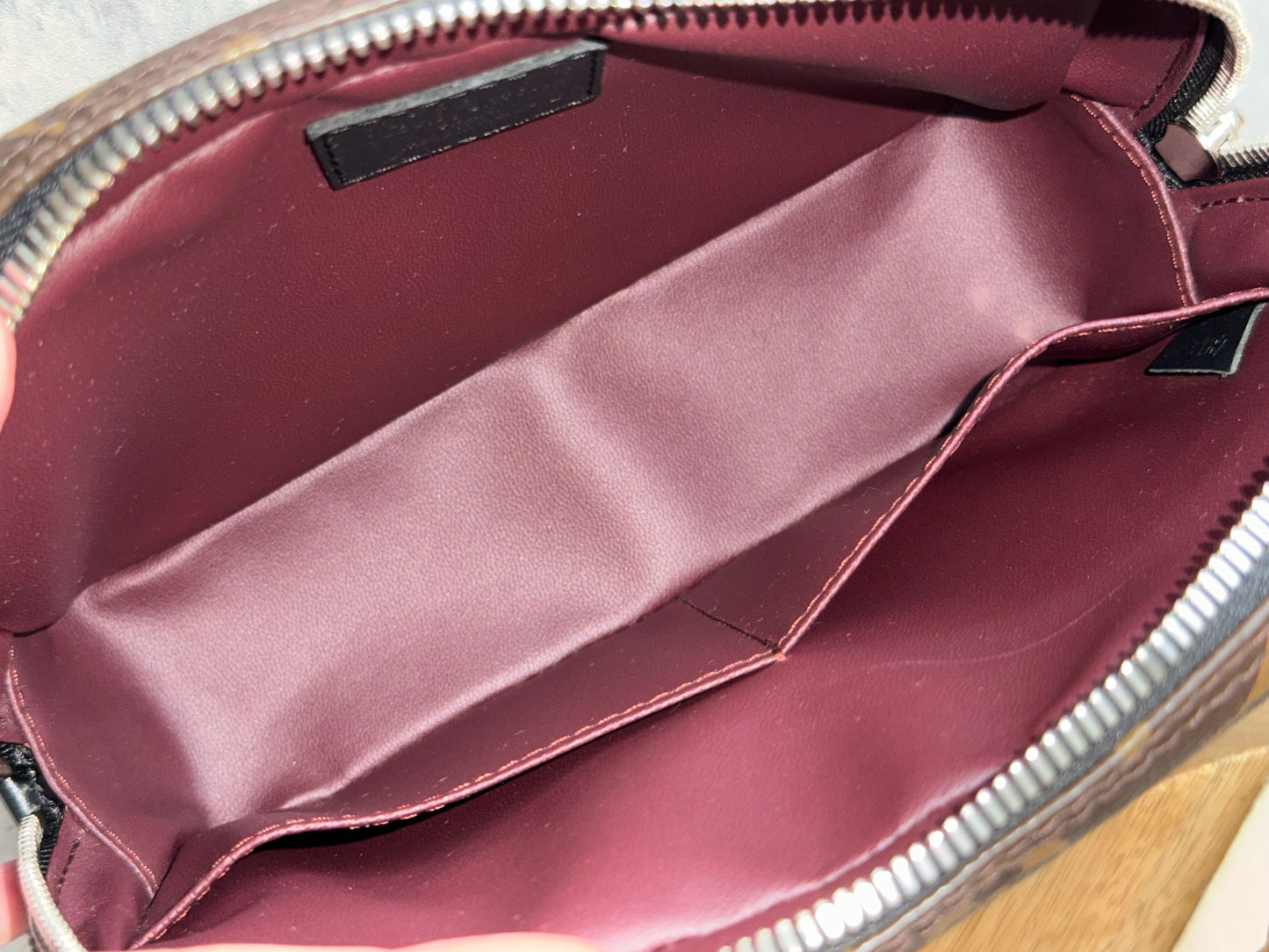 LV Macassar Toilet PM Pouch