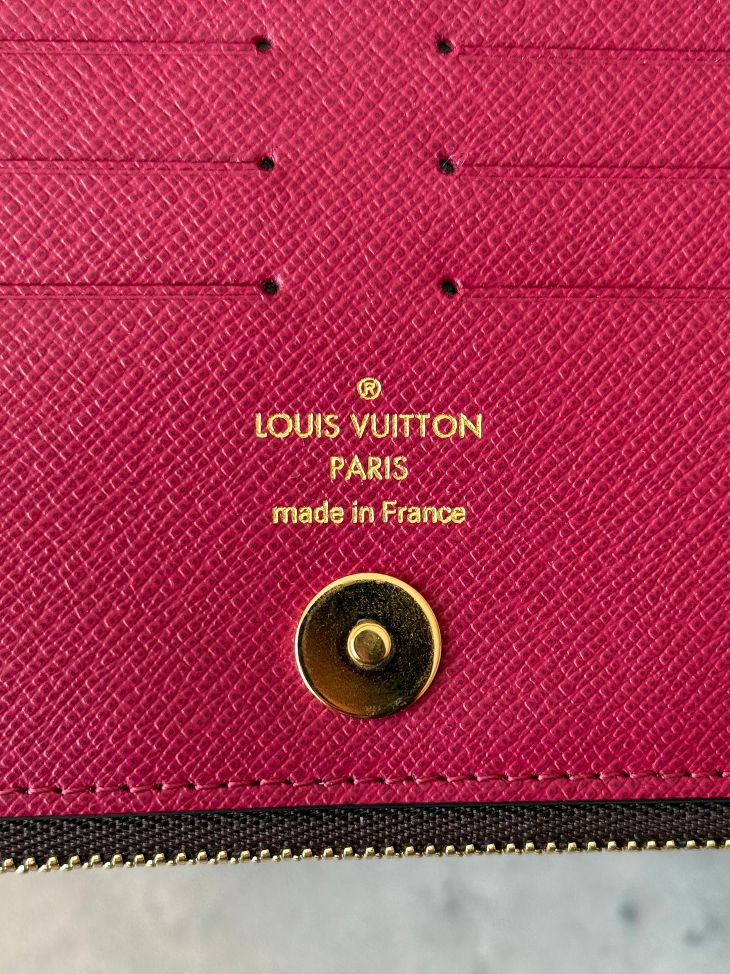 LV Adele Wallet in Fuchsia