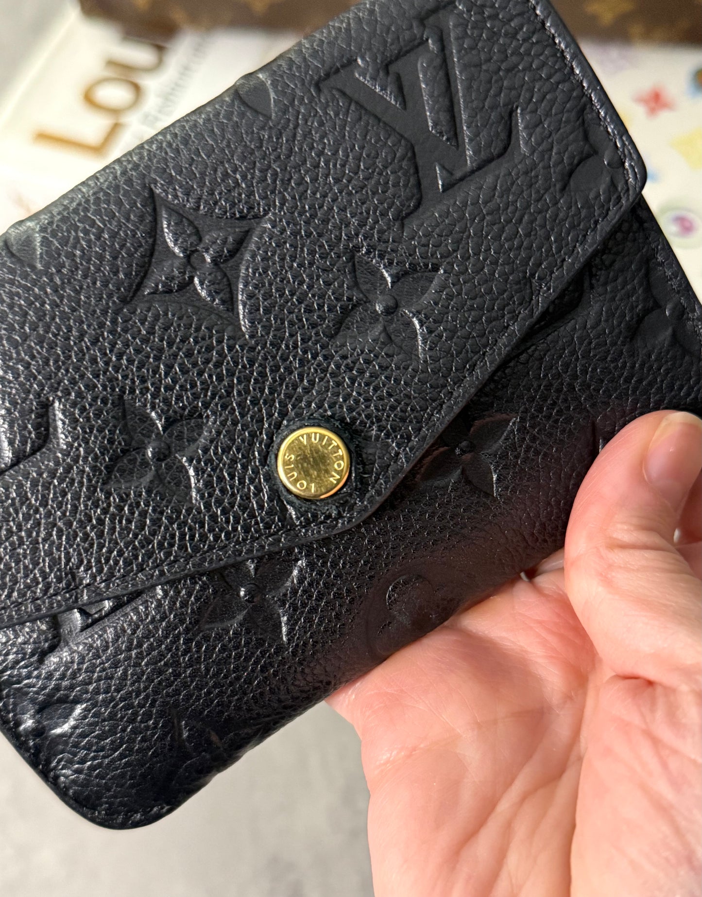 LV Empreinte Noir Key Pouch