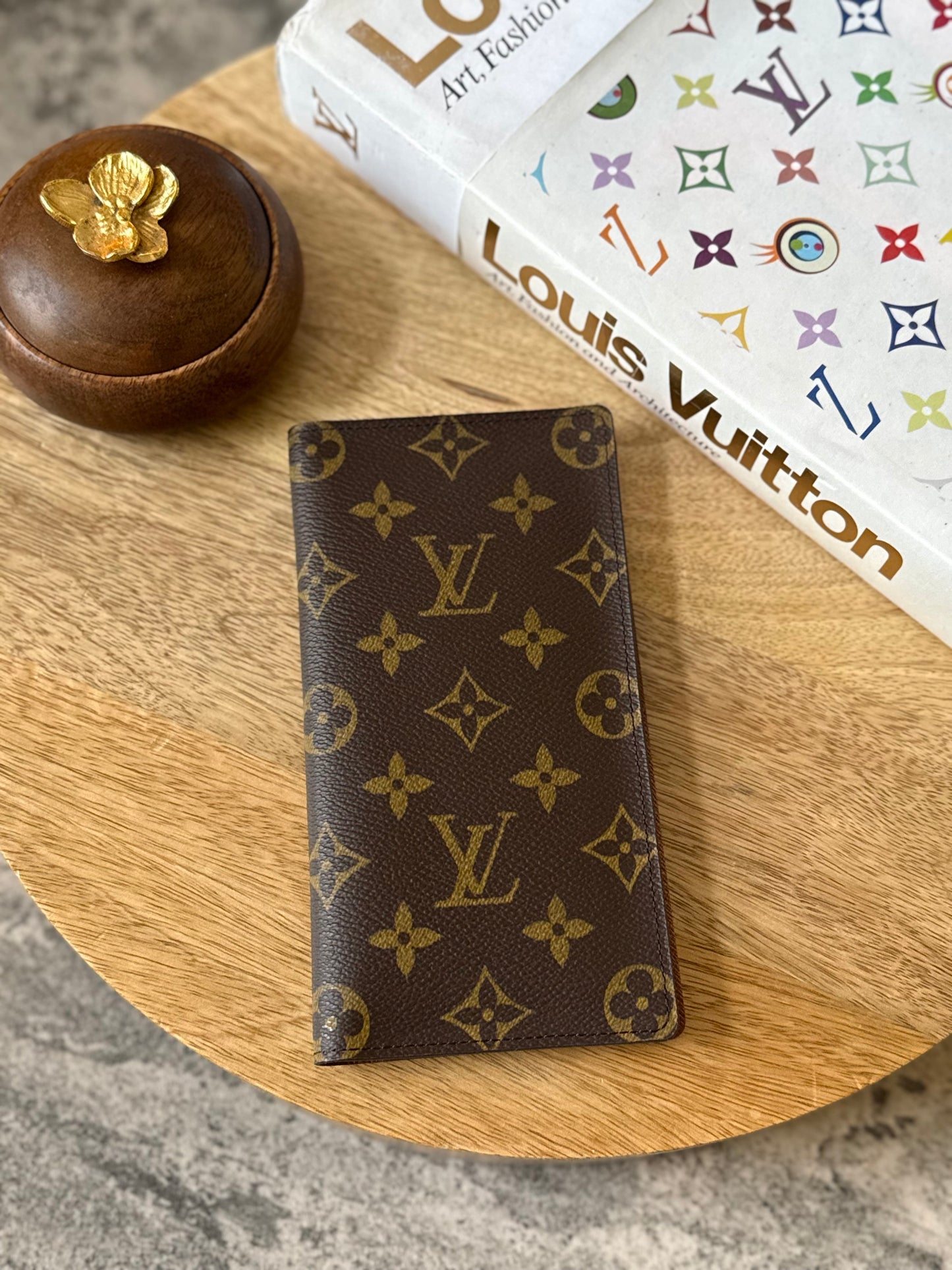 LV Bifold Checkbook Wallet