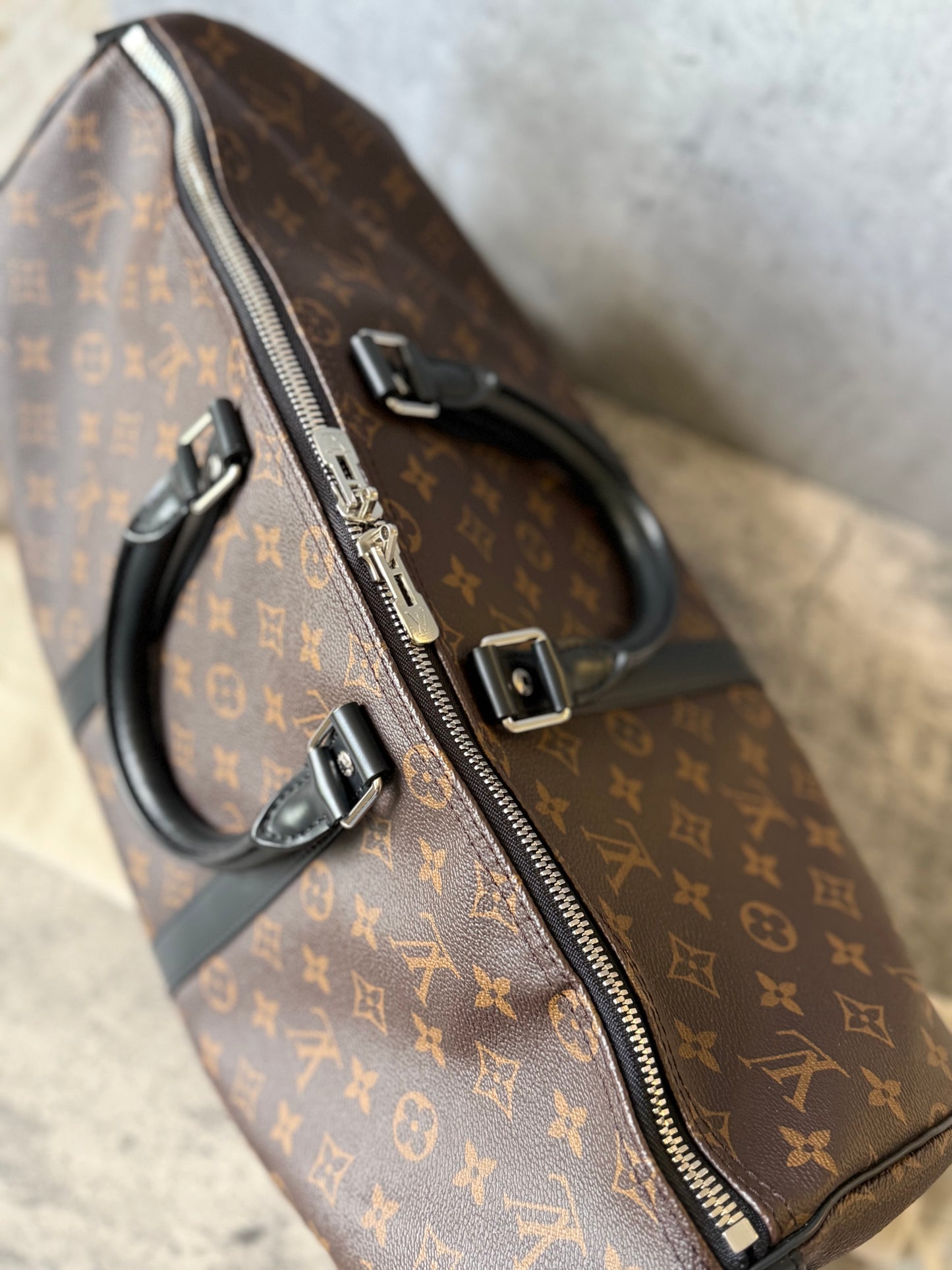 Louis Vuitton Keepall Bandouliere 45 Macassar