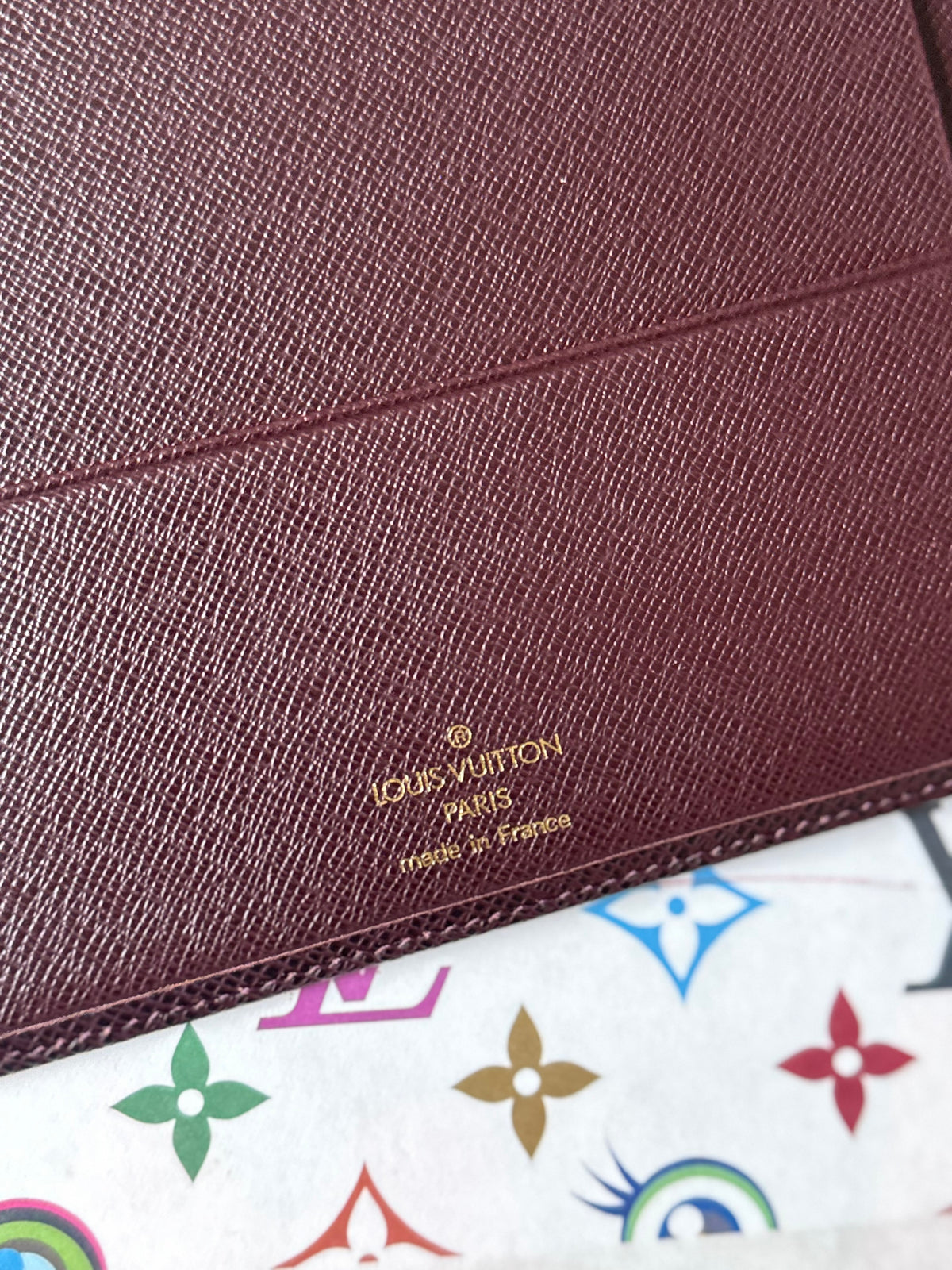 LV Desk Agenda Taiga Mahogany