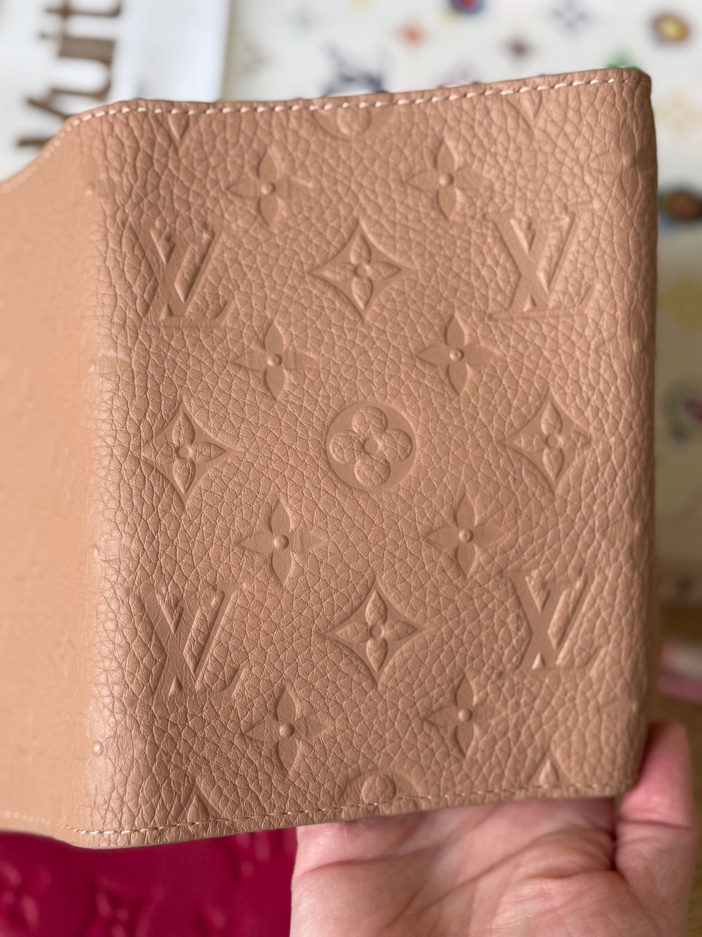 LV Empreinte Rose Notebook Cover Japan Ed.
