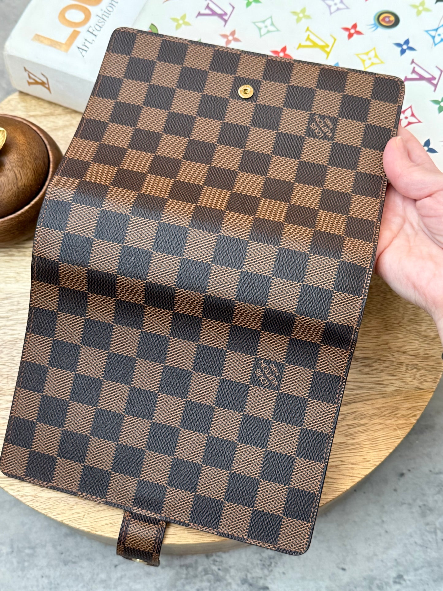 LV Agenda MM Damier Ebene