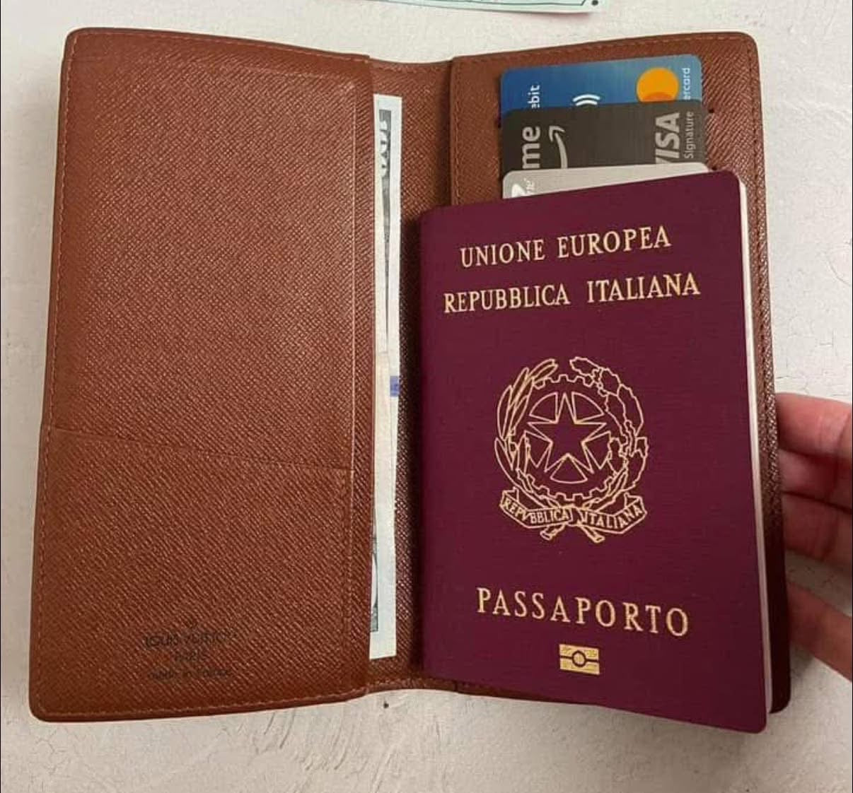 LV Bifold Checkbook Wallet