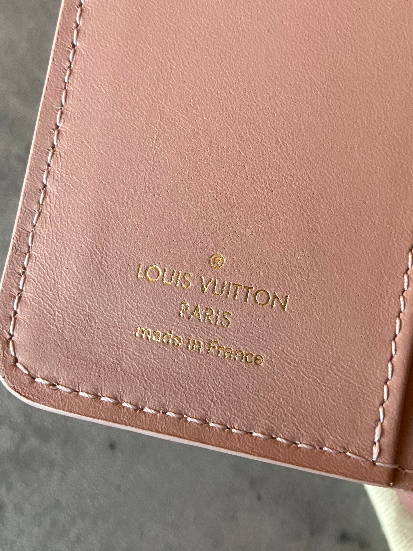 LV Clemence Notebook Cover Rose
