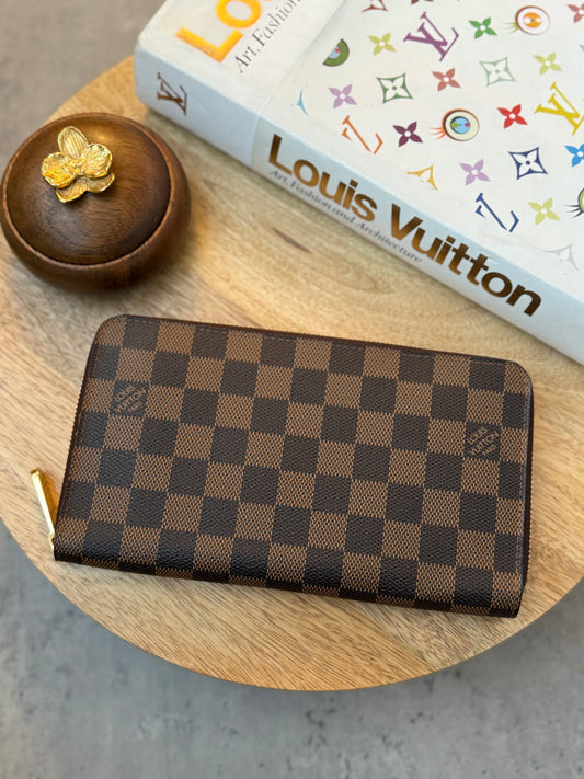 LV Zippy Organizer Damier Ebene