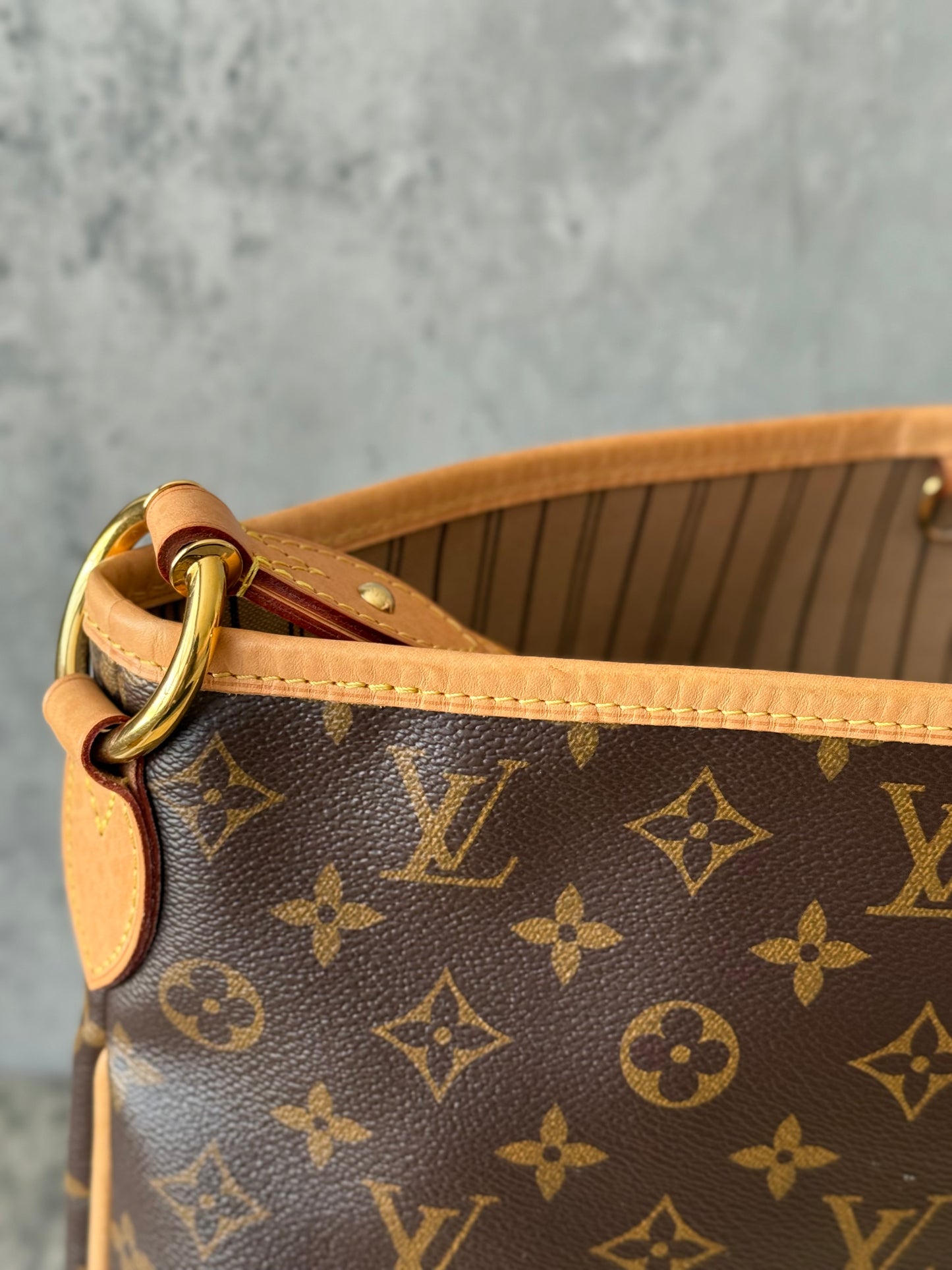 LV Delightful MM Beige