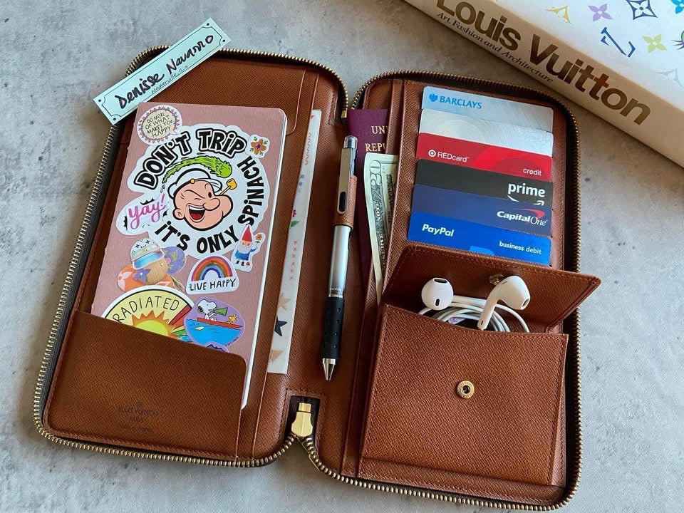 LV Travel Organizer Wallet