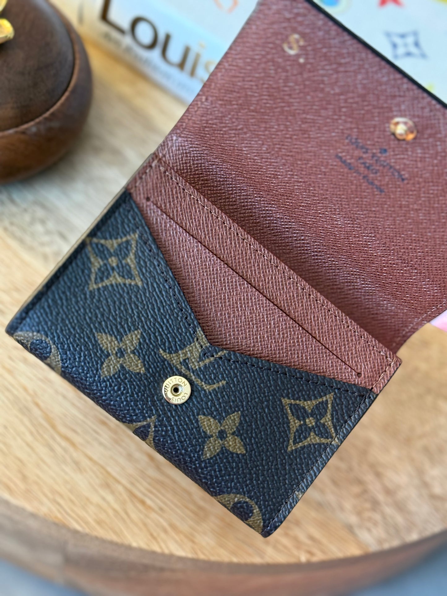 LV Envelope Business Card Holder