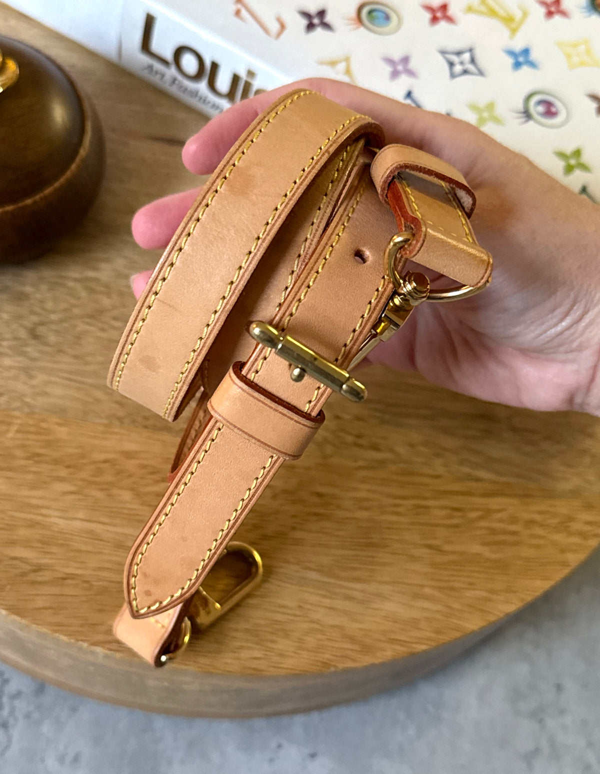 LV Bandouliere Vachetta Strap