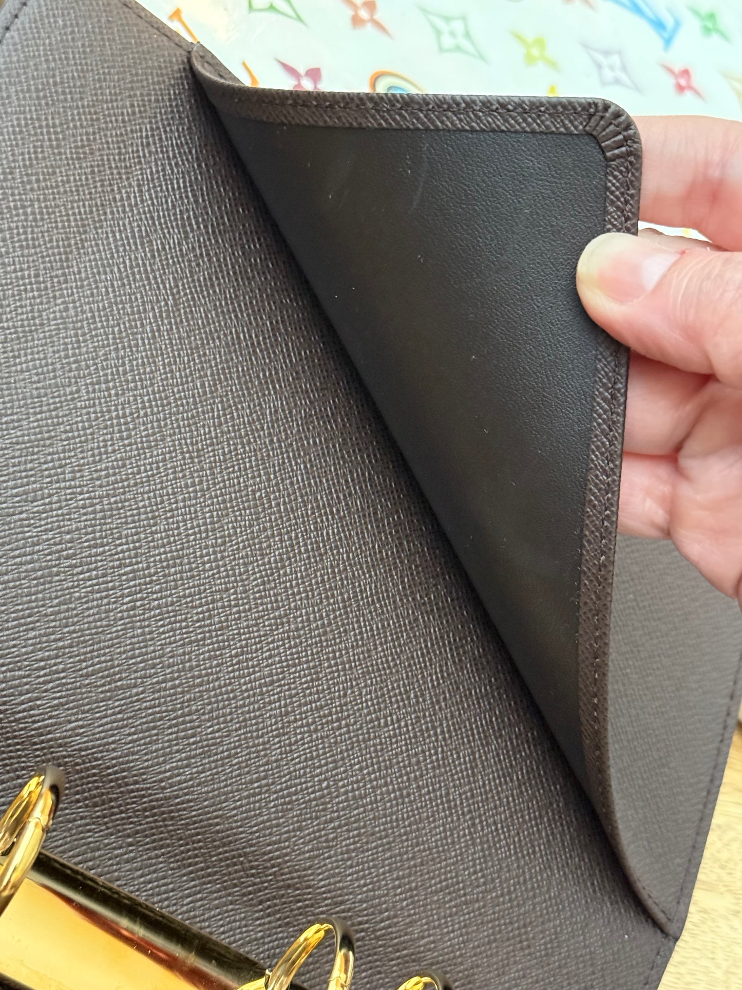 LV Agenda MM Damier Ebene