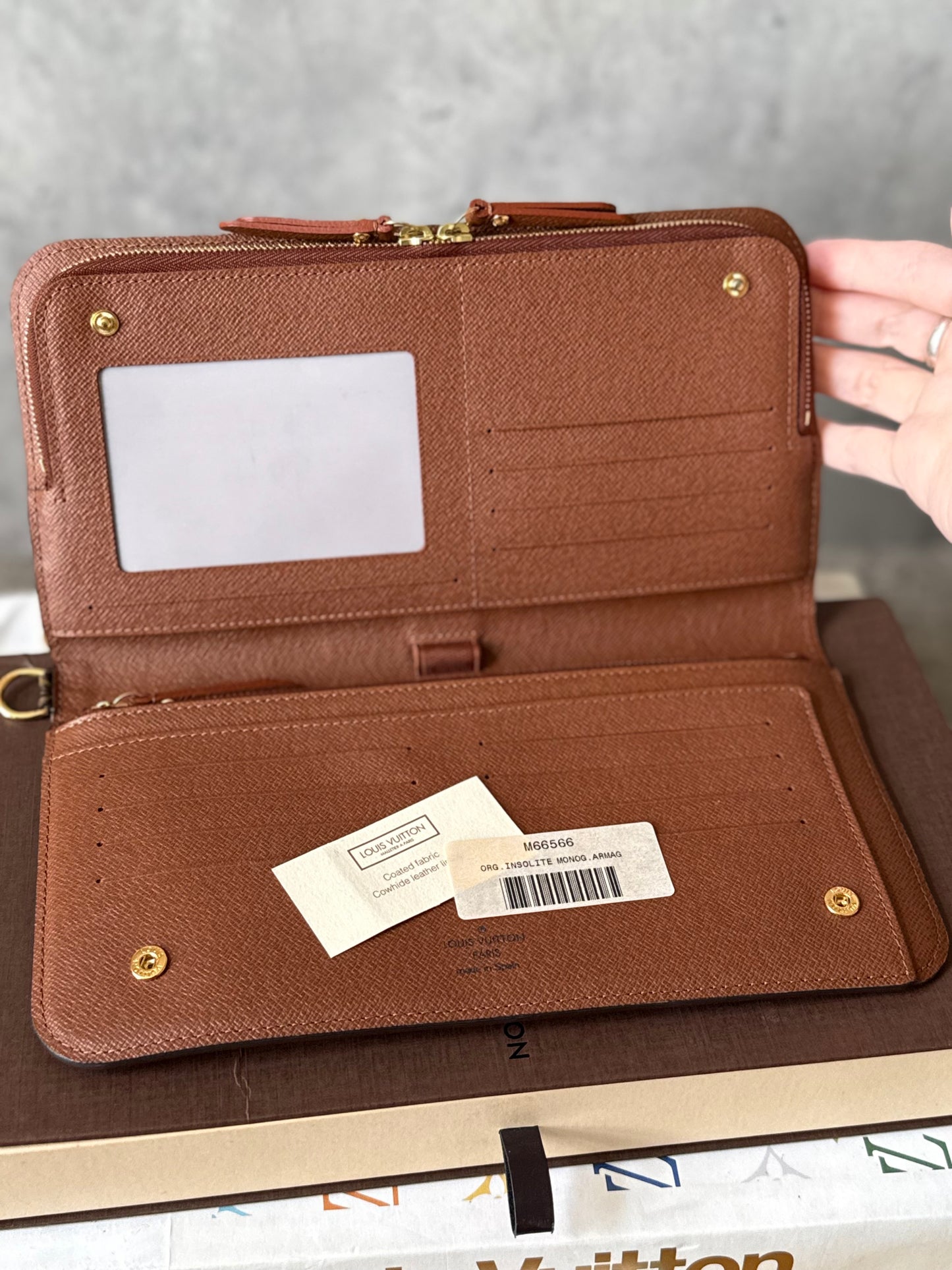 LV Insolite XL organizer wallet