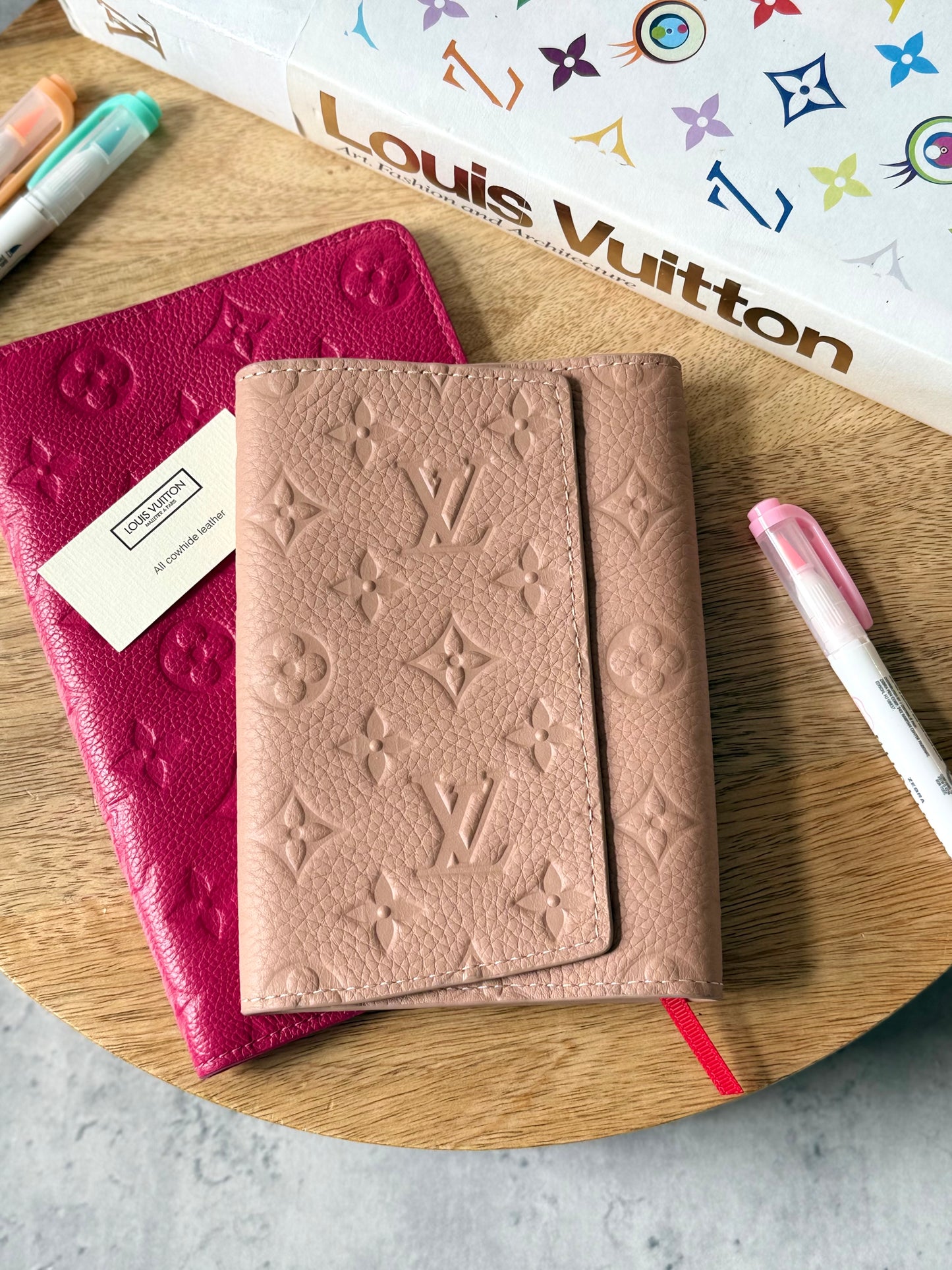 LV Empreinte Rose Notebook Cover Japan Ed.