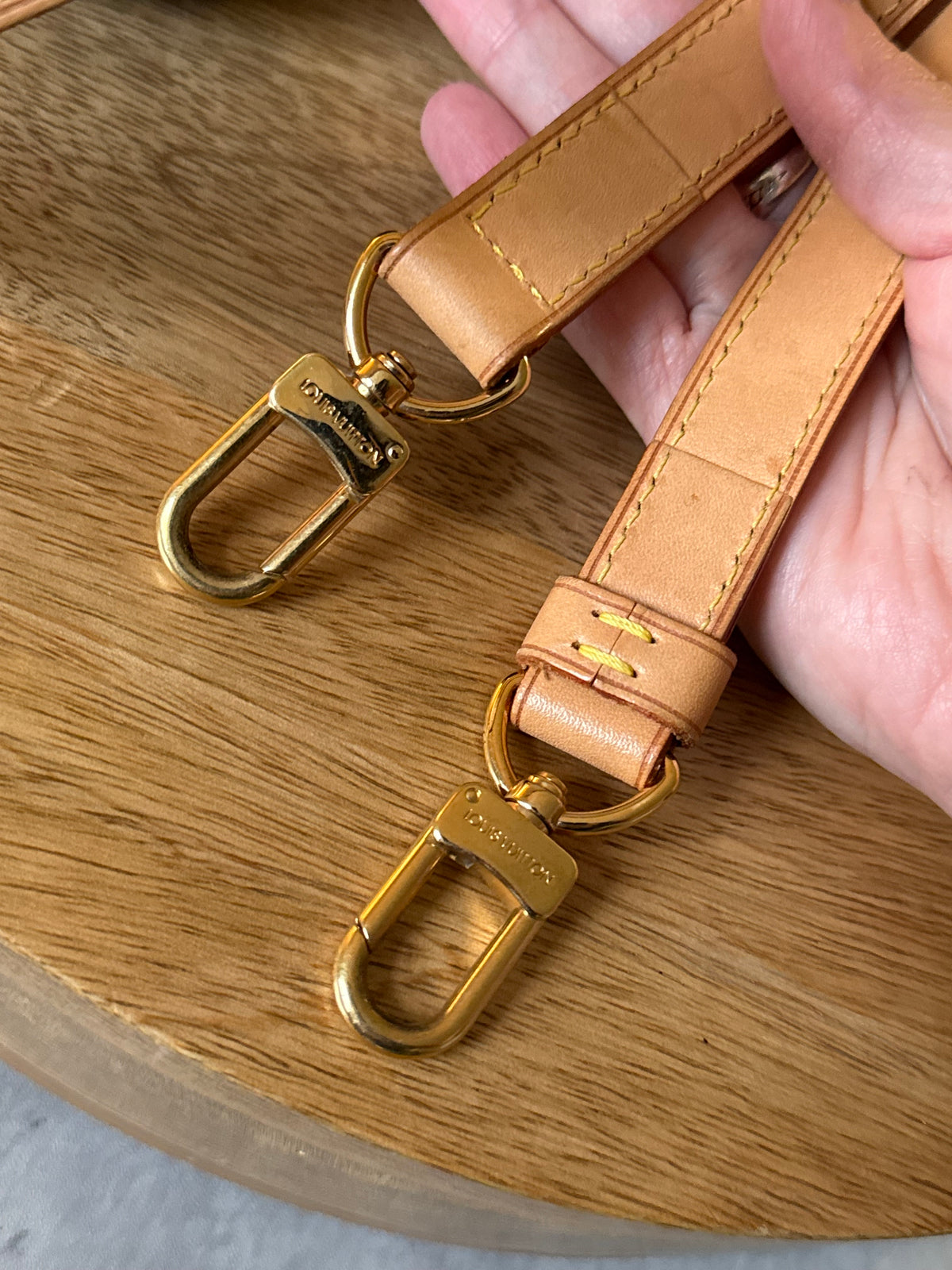 LV Bandouliere Vachetta Strap