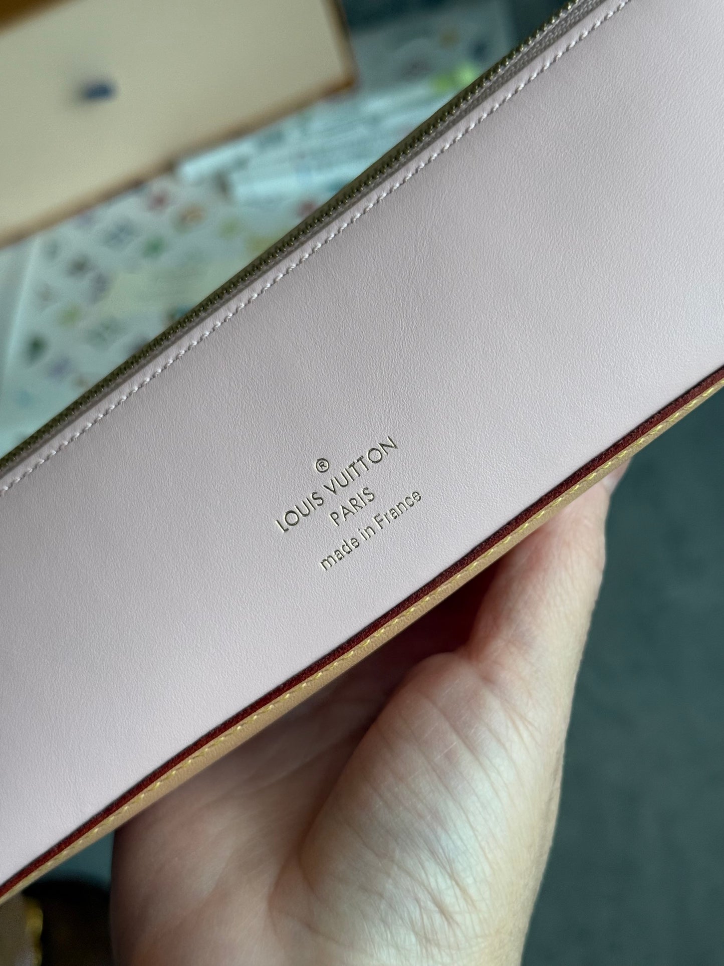 LV Elizabeth Pouch with flower charm