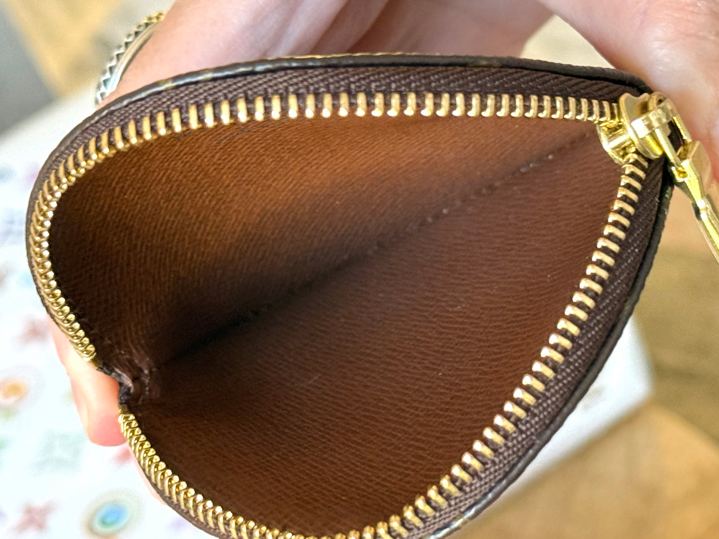 LV Round Coin Pouch