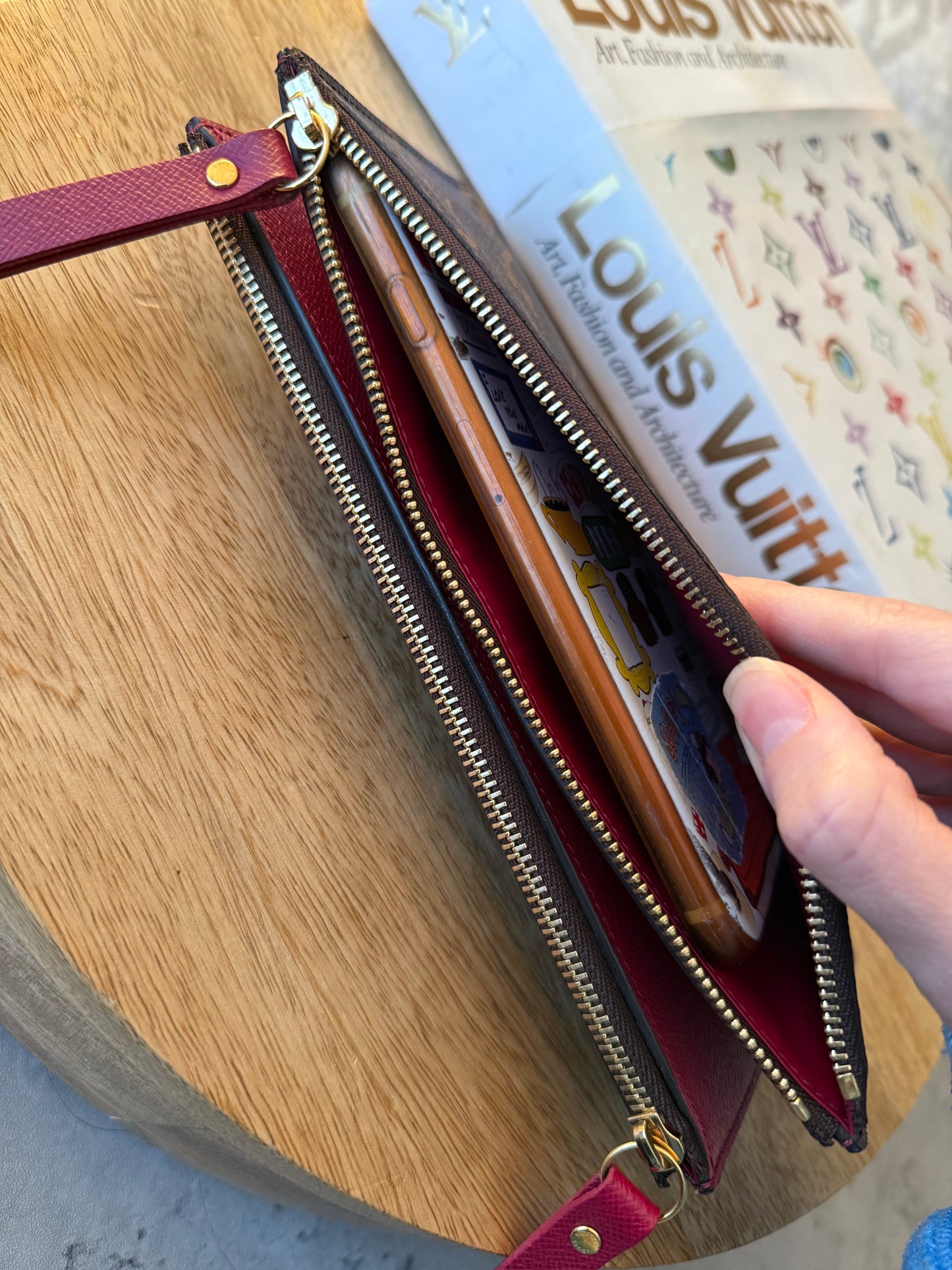 LV Adele Wallet in Fuchsia