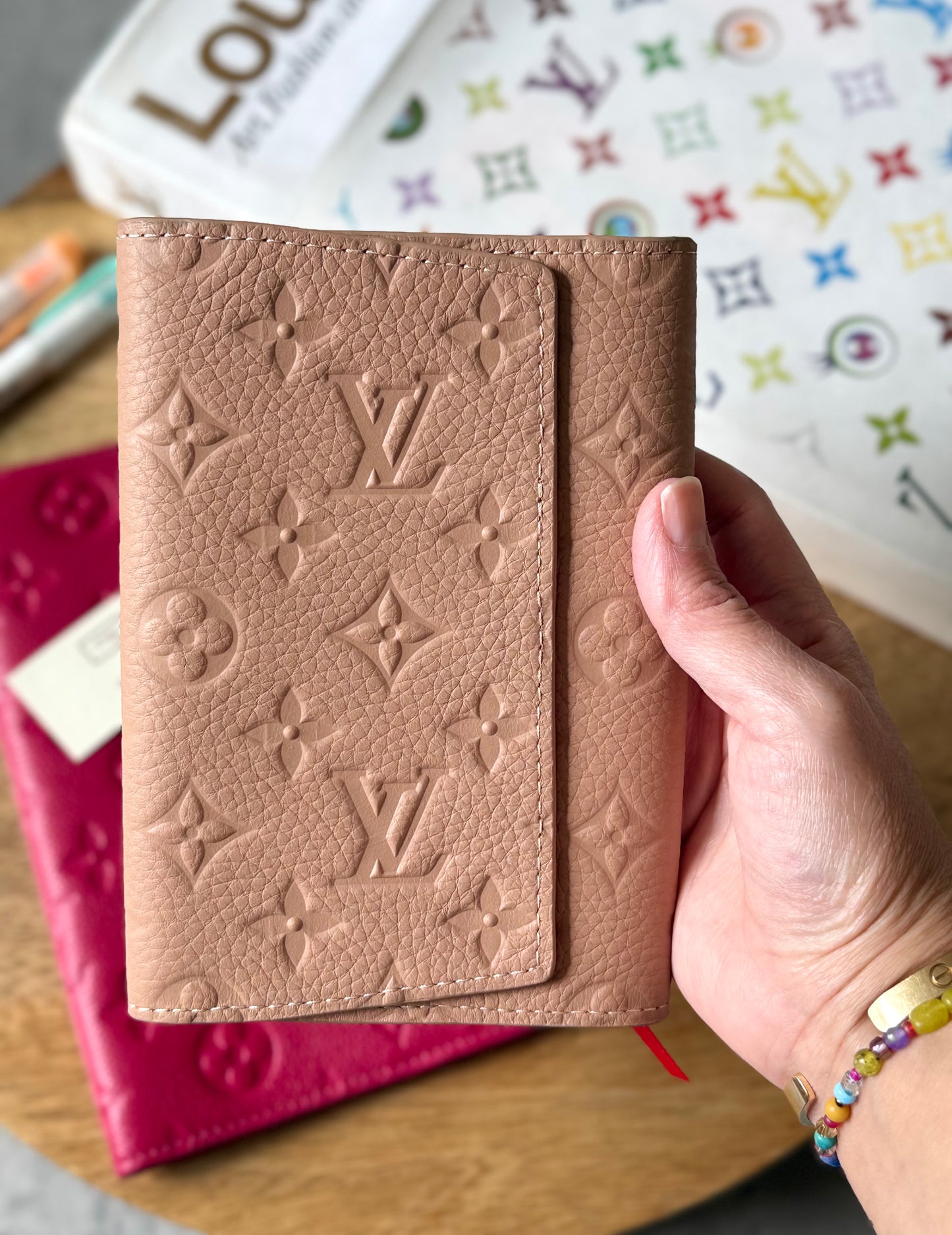 LV Empreinte Rose Notebook Cover Japan Ed.