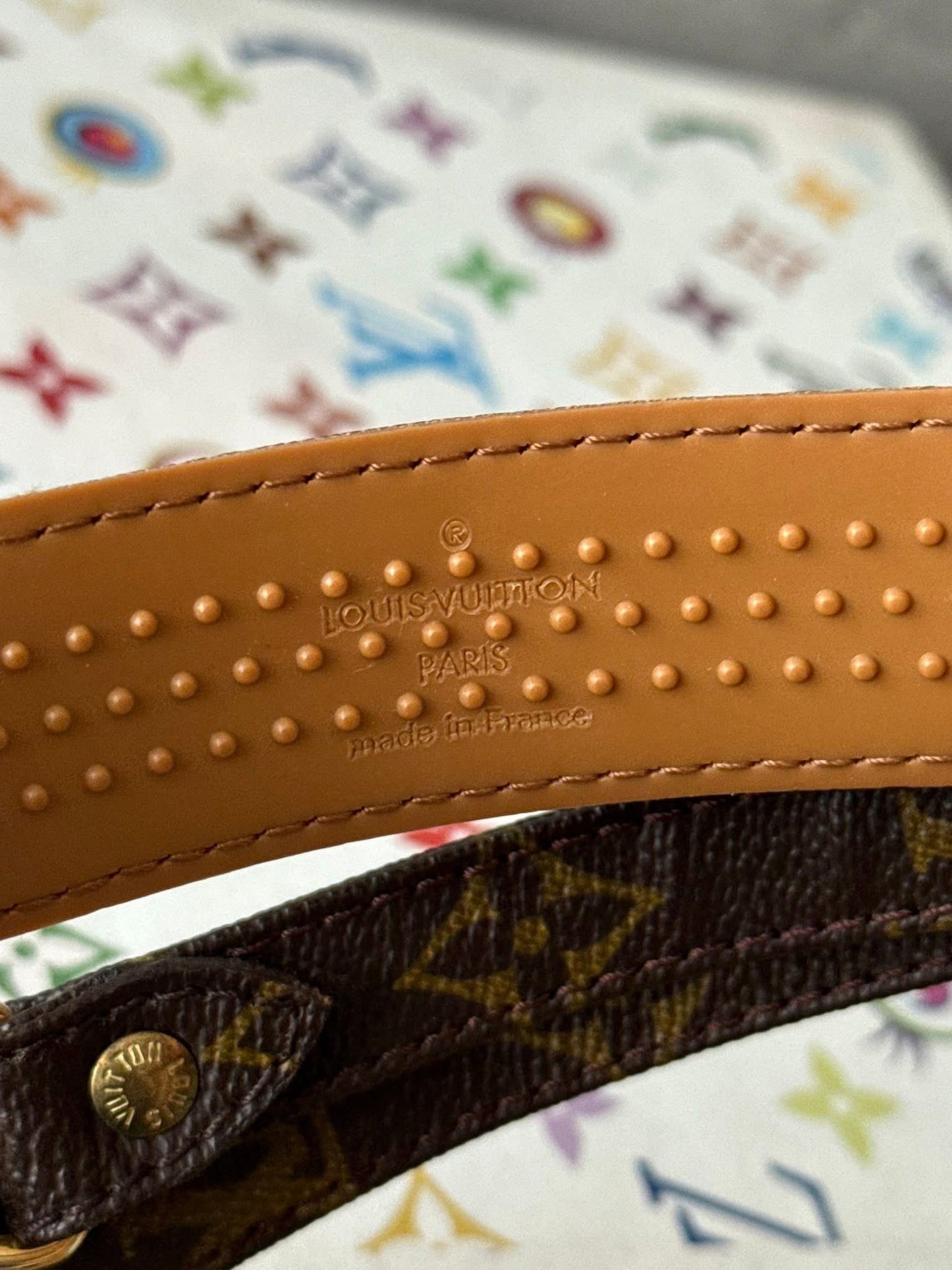 LV Monogram crossbody strap