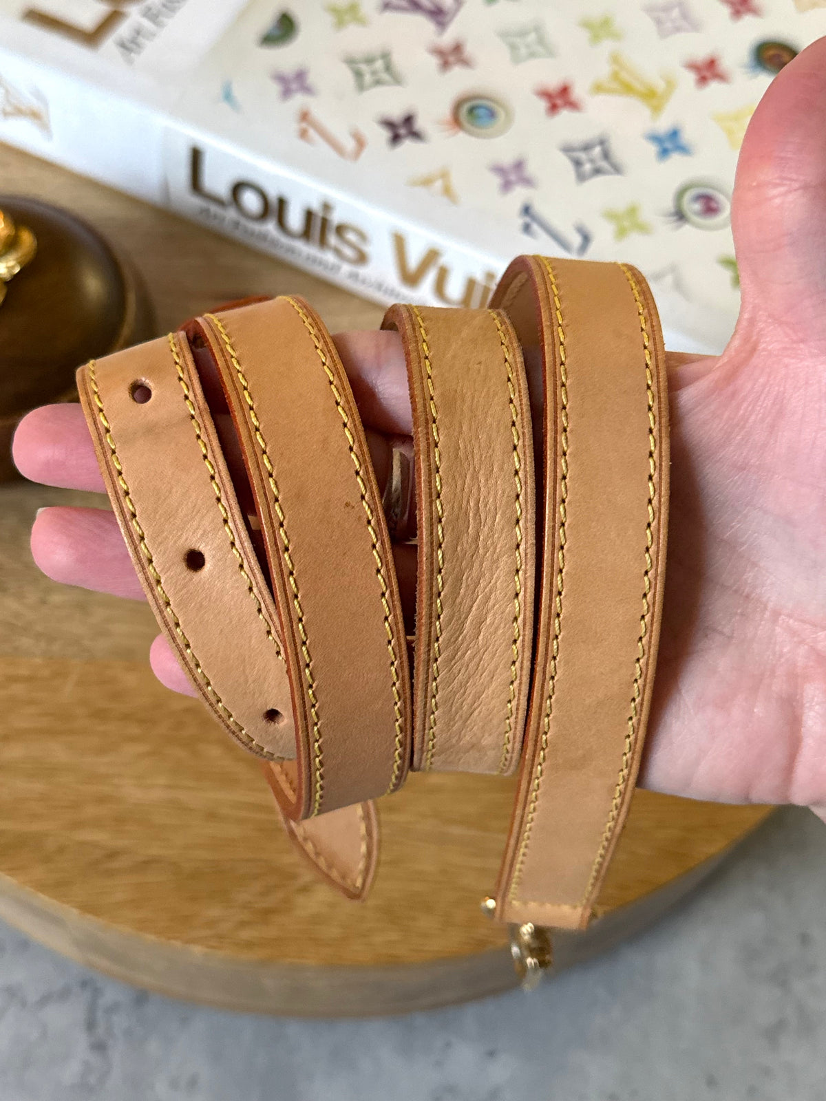 LV Bandouliere Vachetta Strap