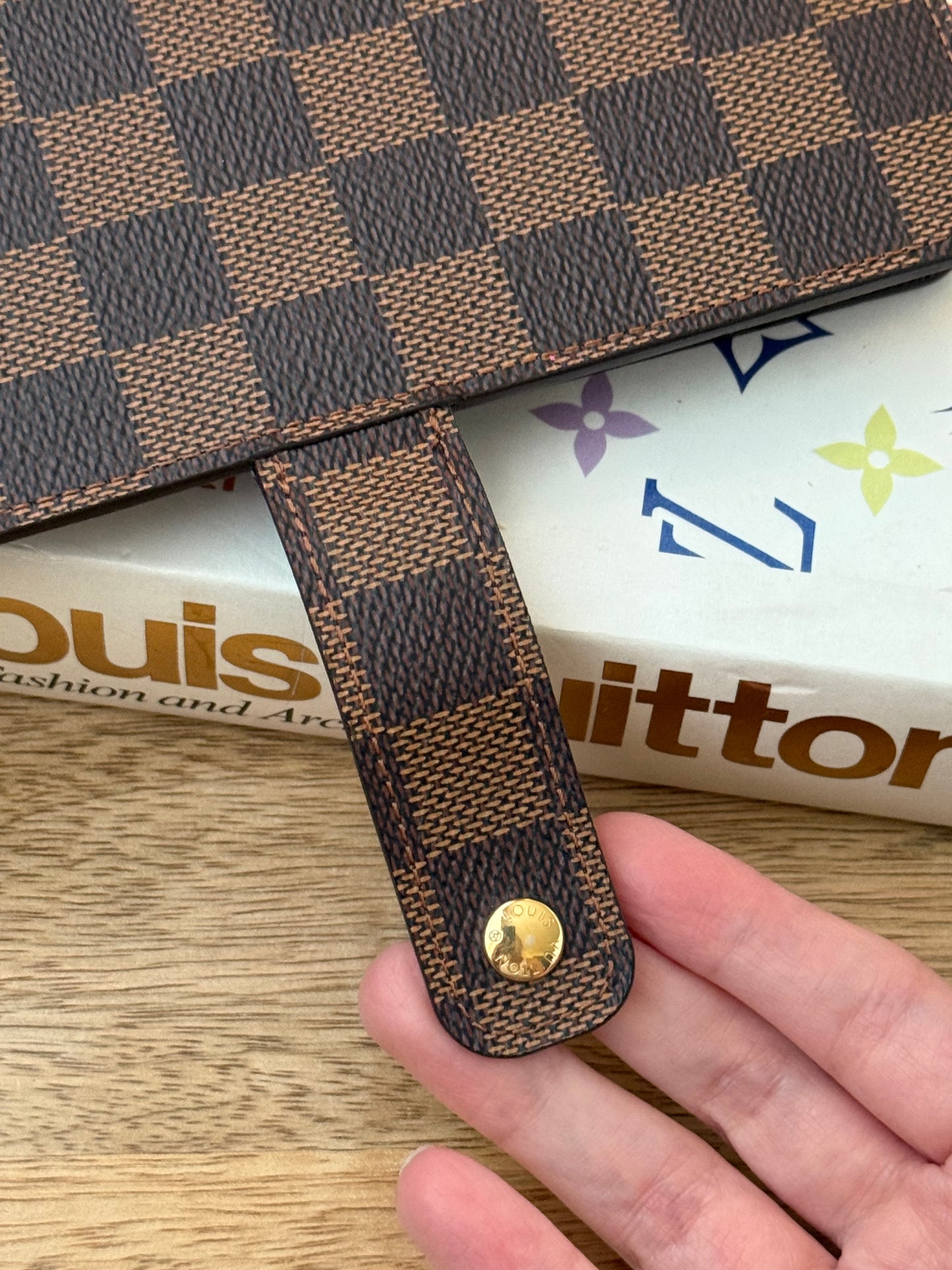 LV Agenda MM Damier Ebene