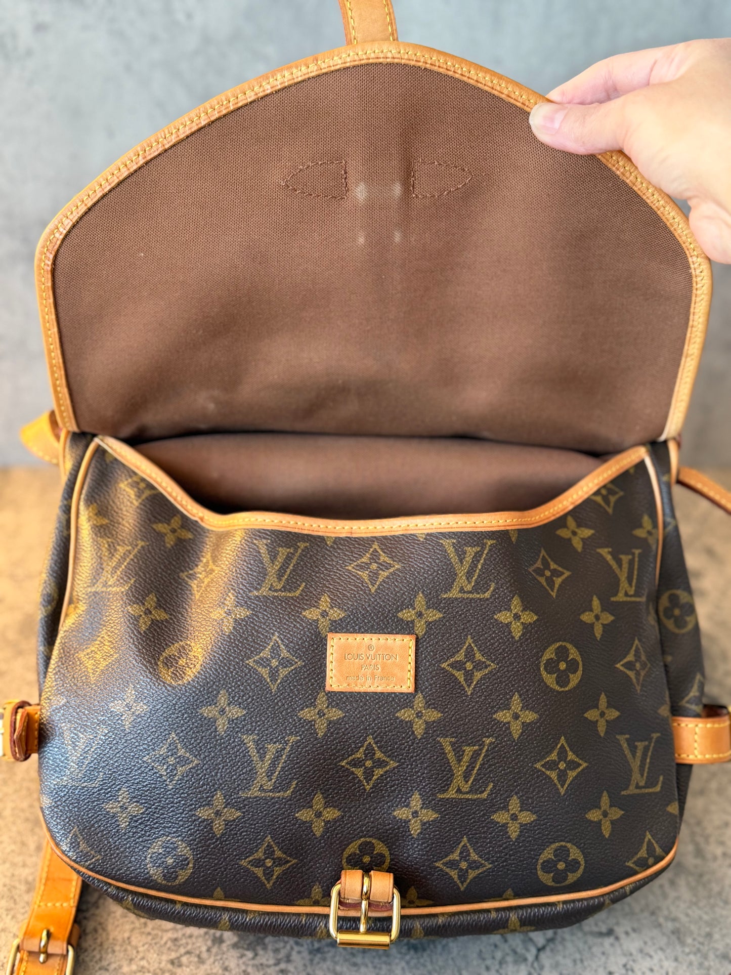 LV Saumur 30 crossbody