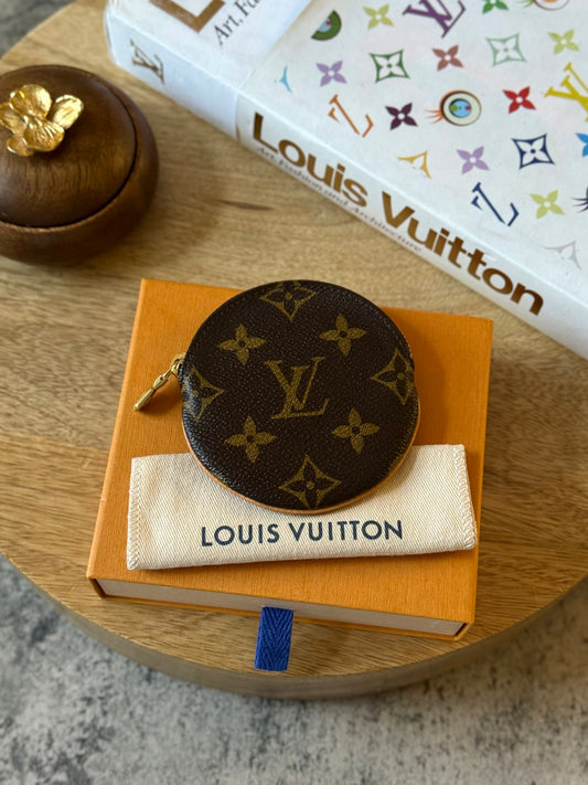 LV Round Coin Pouch