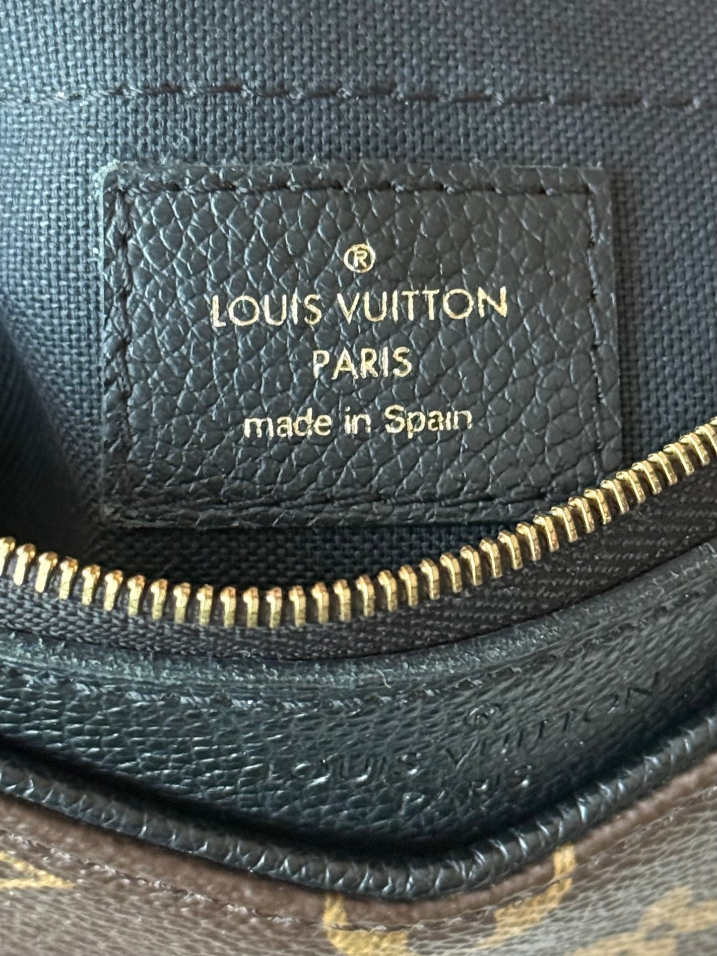 LV Pallas clutch crossbody noir