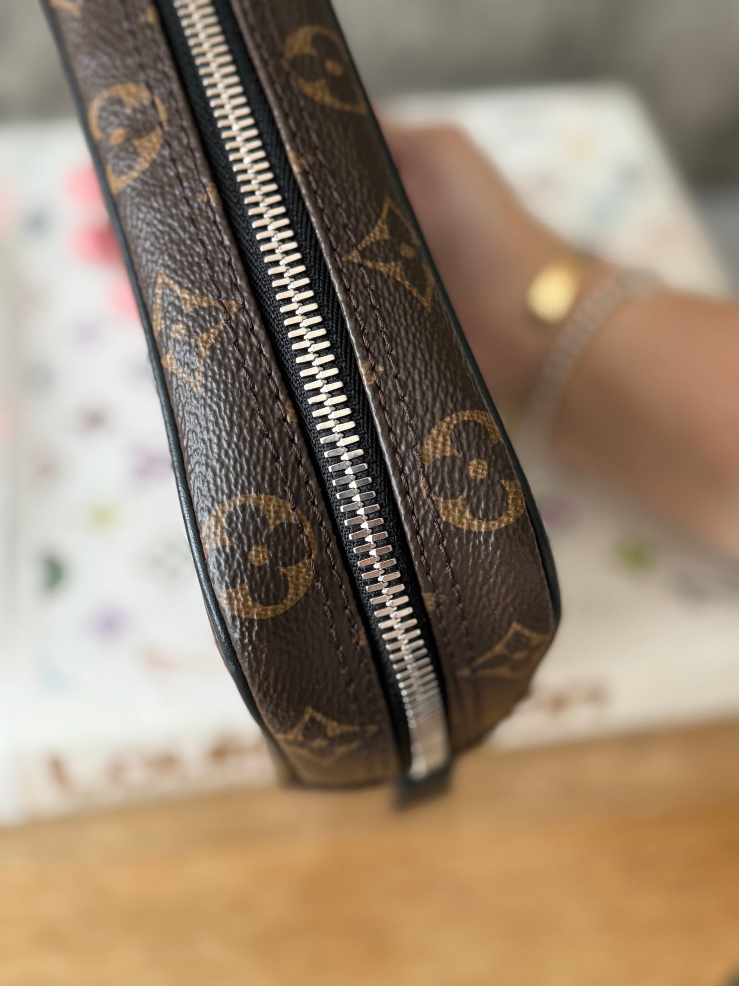 LV Macassar Toilet PM Pouch