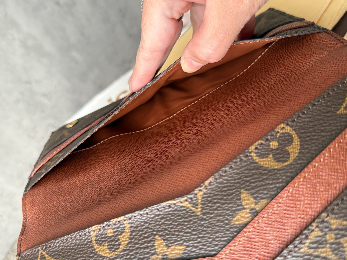 LV Origami Long Wallet