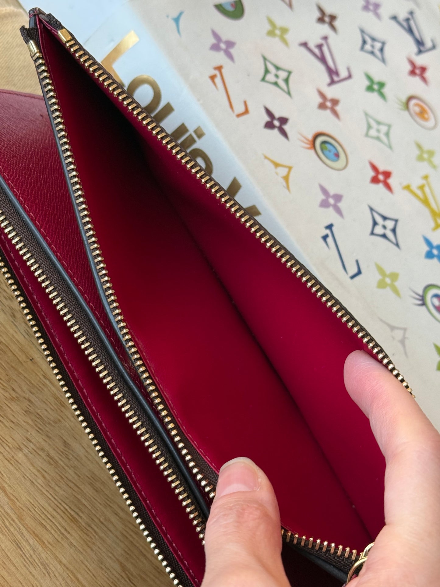 LV Adele Wallet in Fuchsia