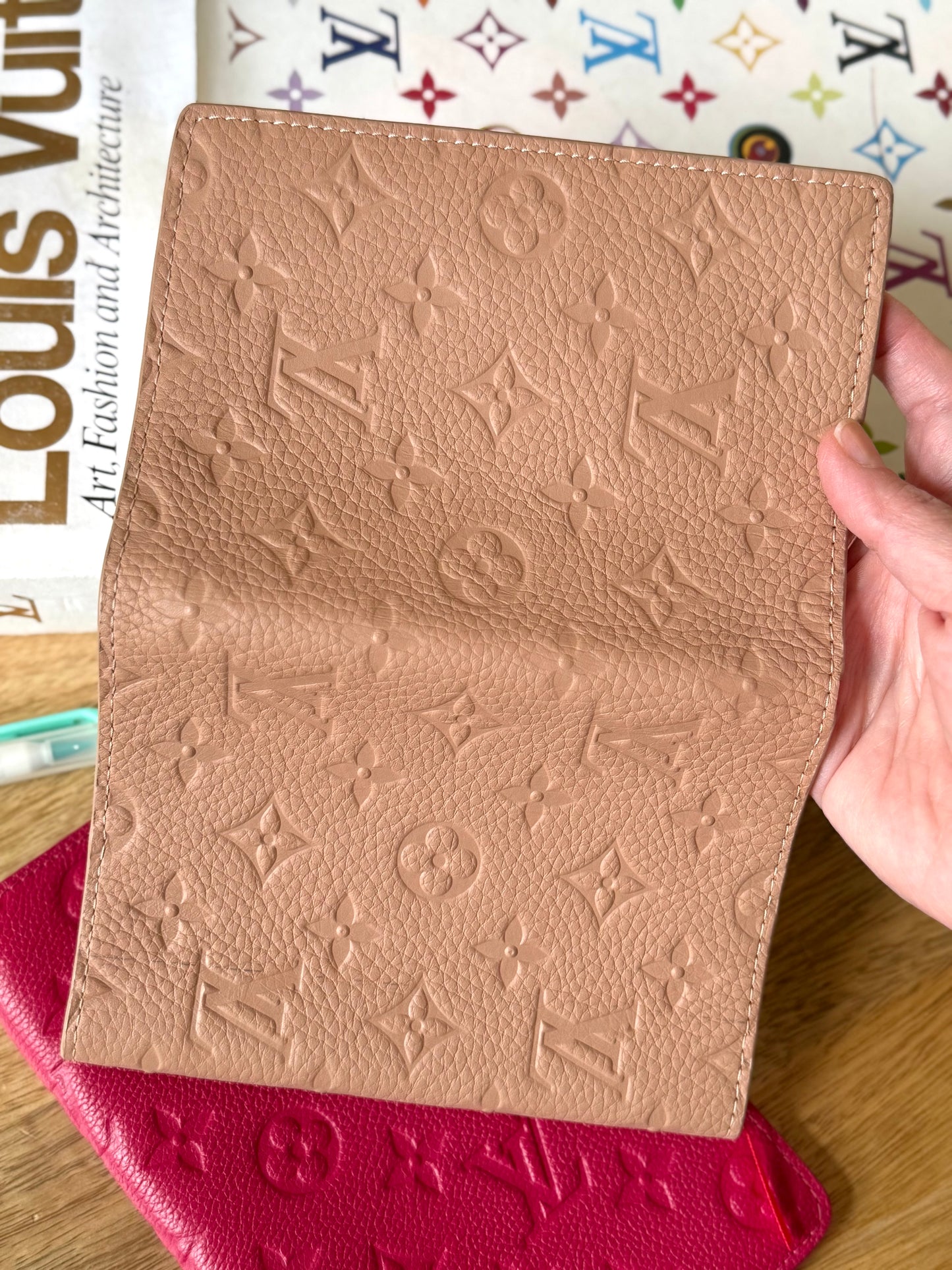 LV Empreinte Rose Notebook Cover Japan Ed.