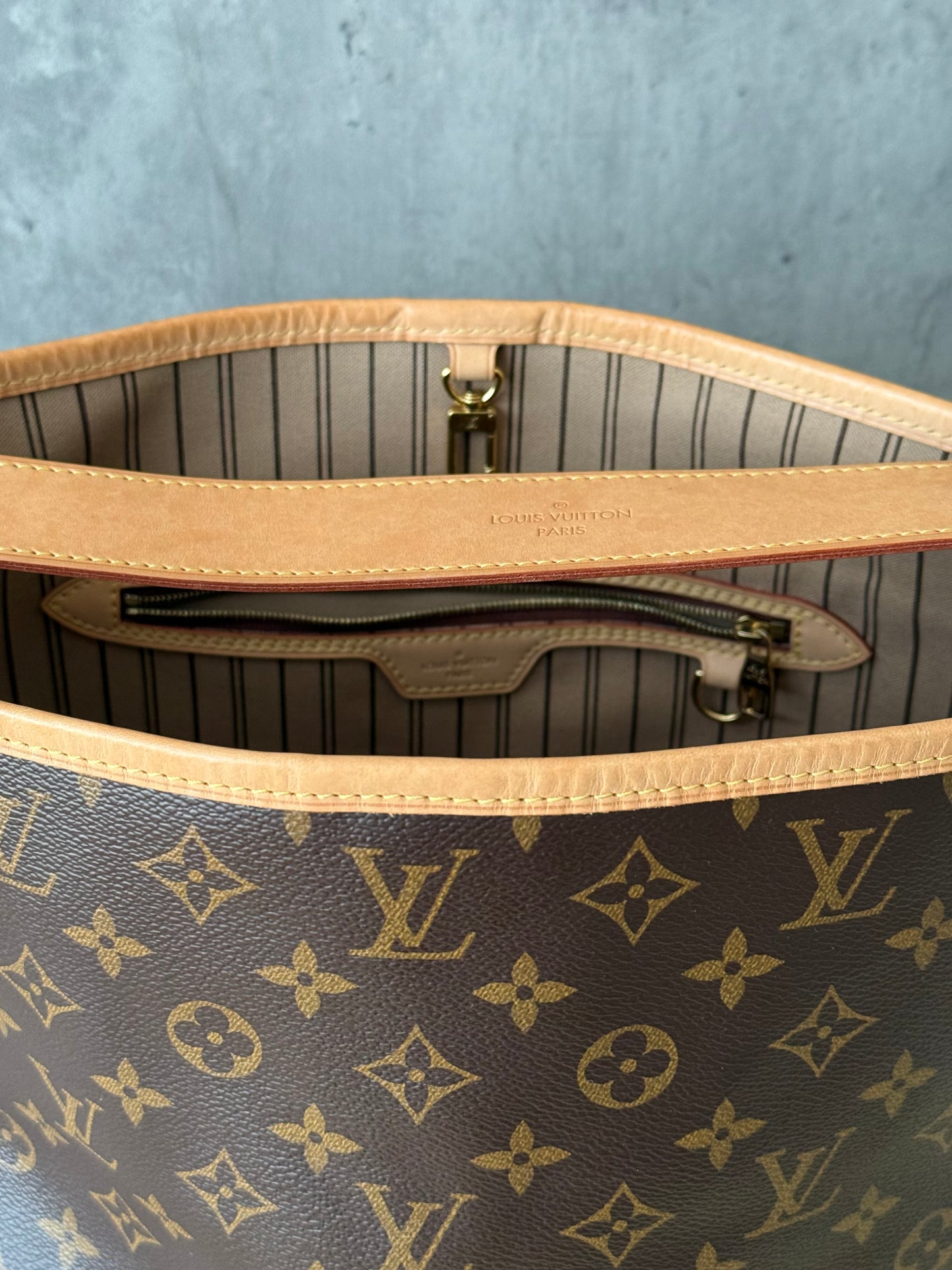 LV Delightful MM Beige