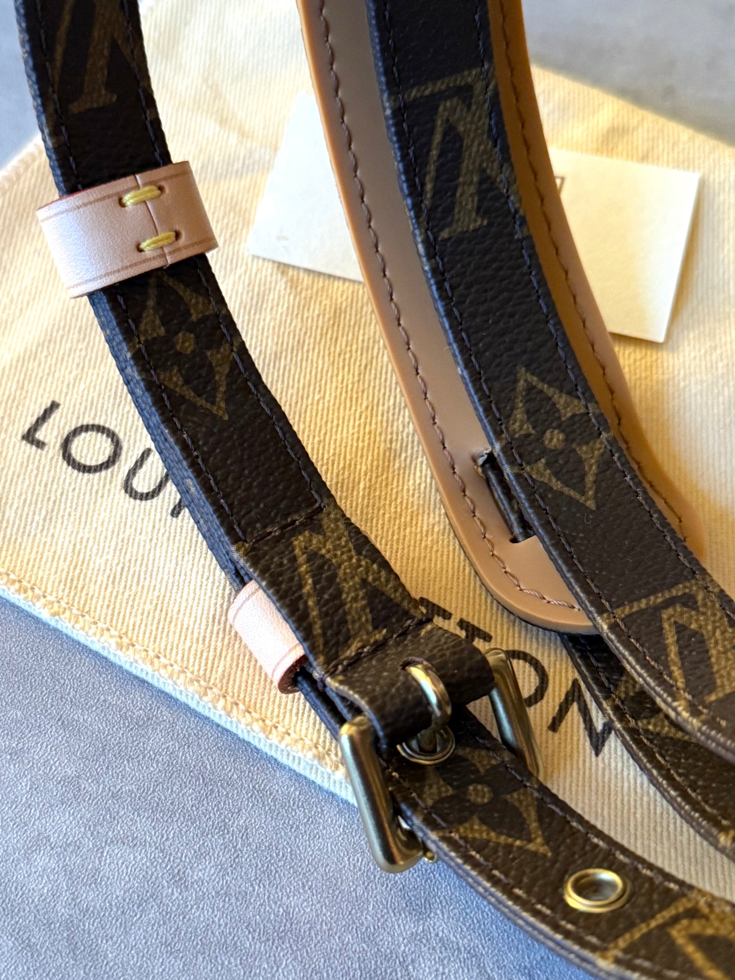 16 MM Adjustable Monogram Strap