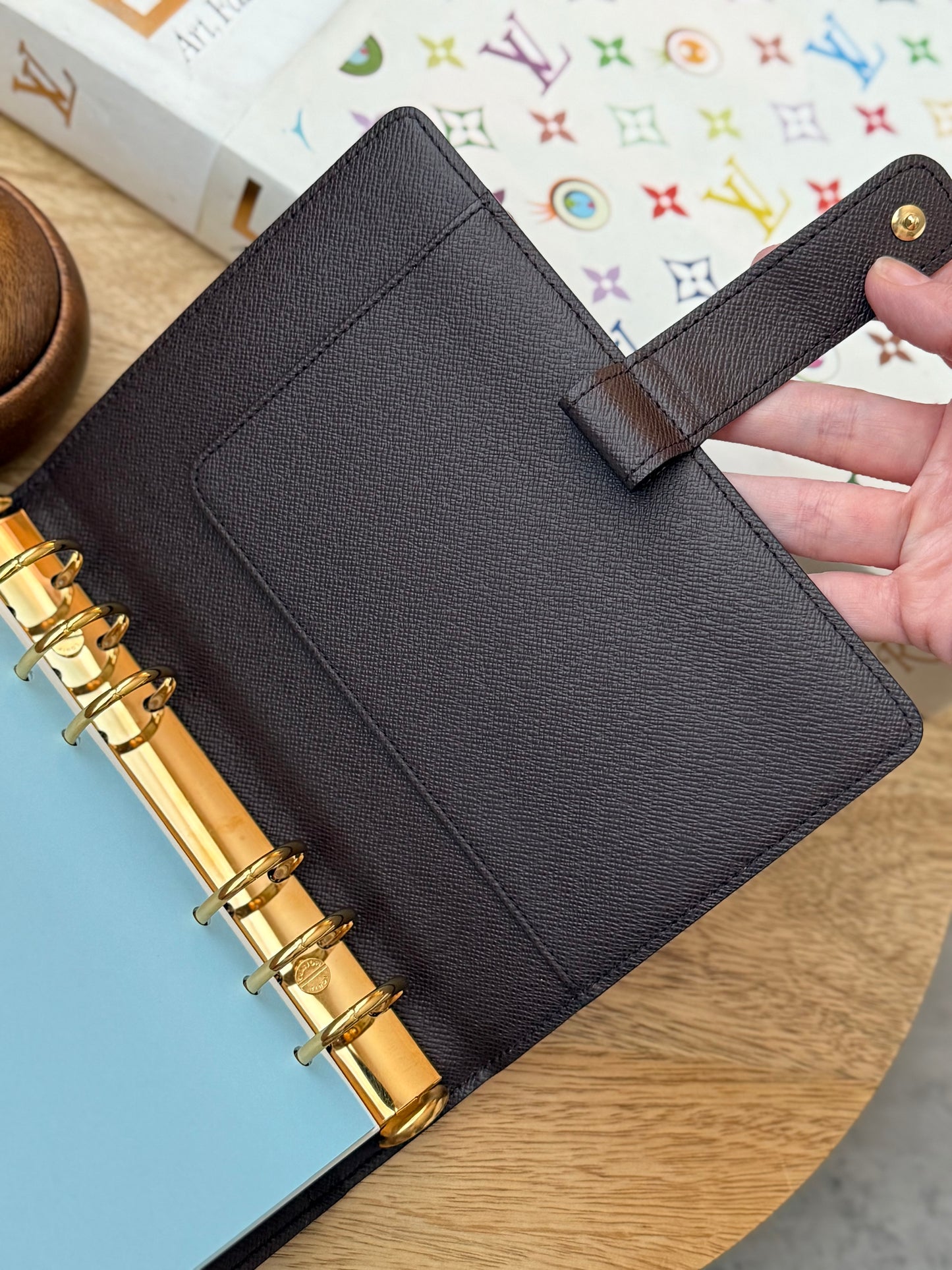 LV Agenda MM Damier Ebene