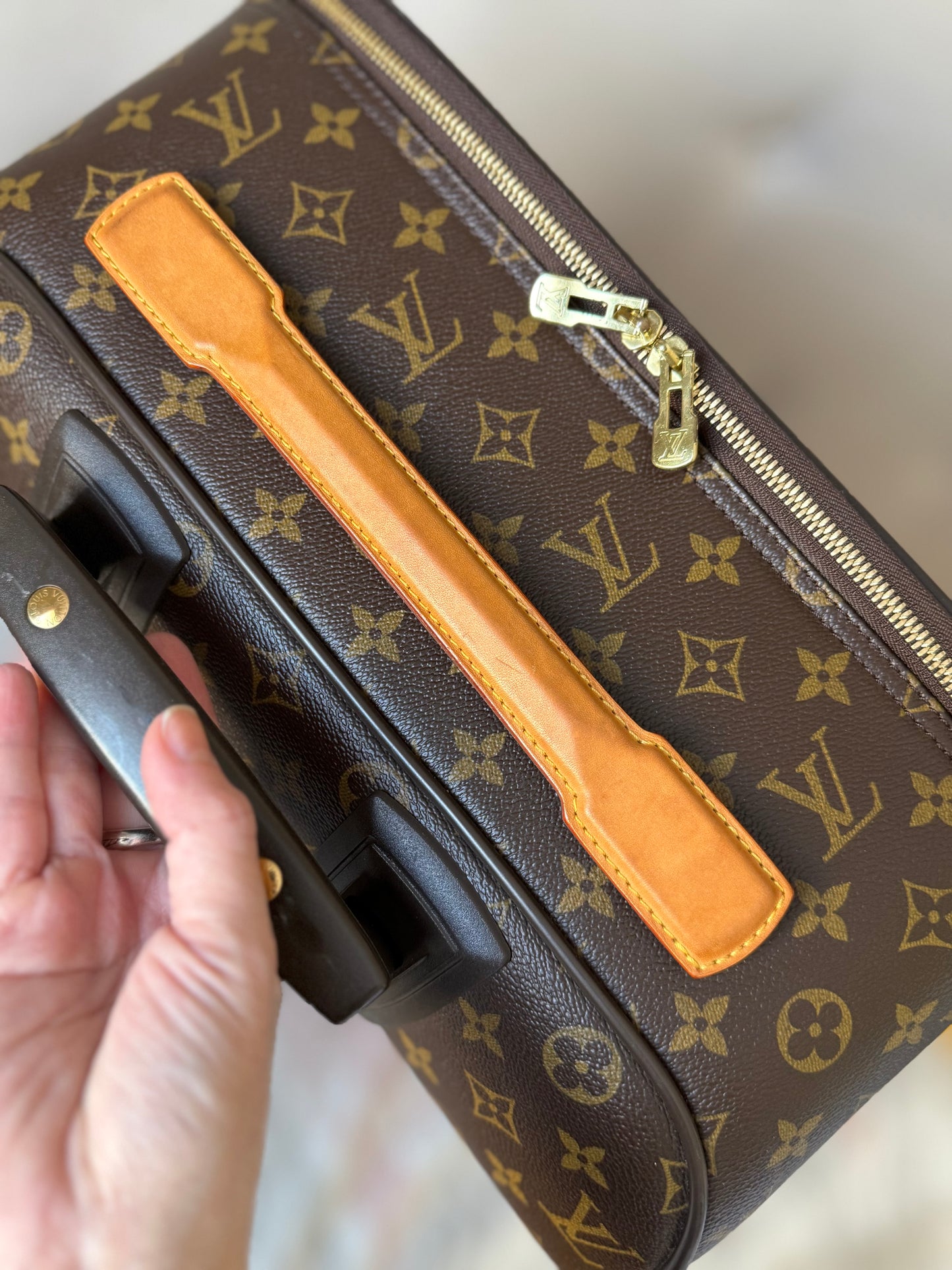 LV Pegase 55 Rolling Luggage